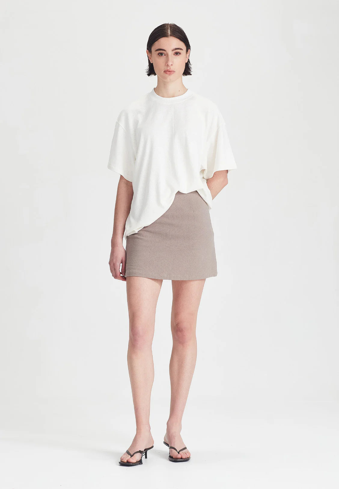 Commoners - Hemp Jersey Boy Tee - Rice White