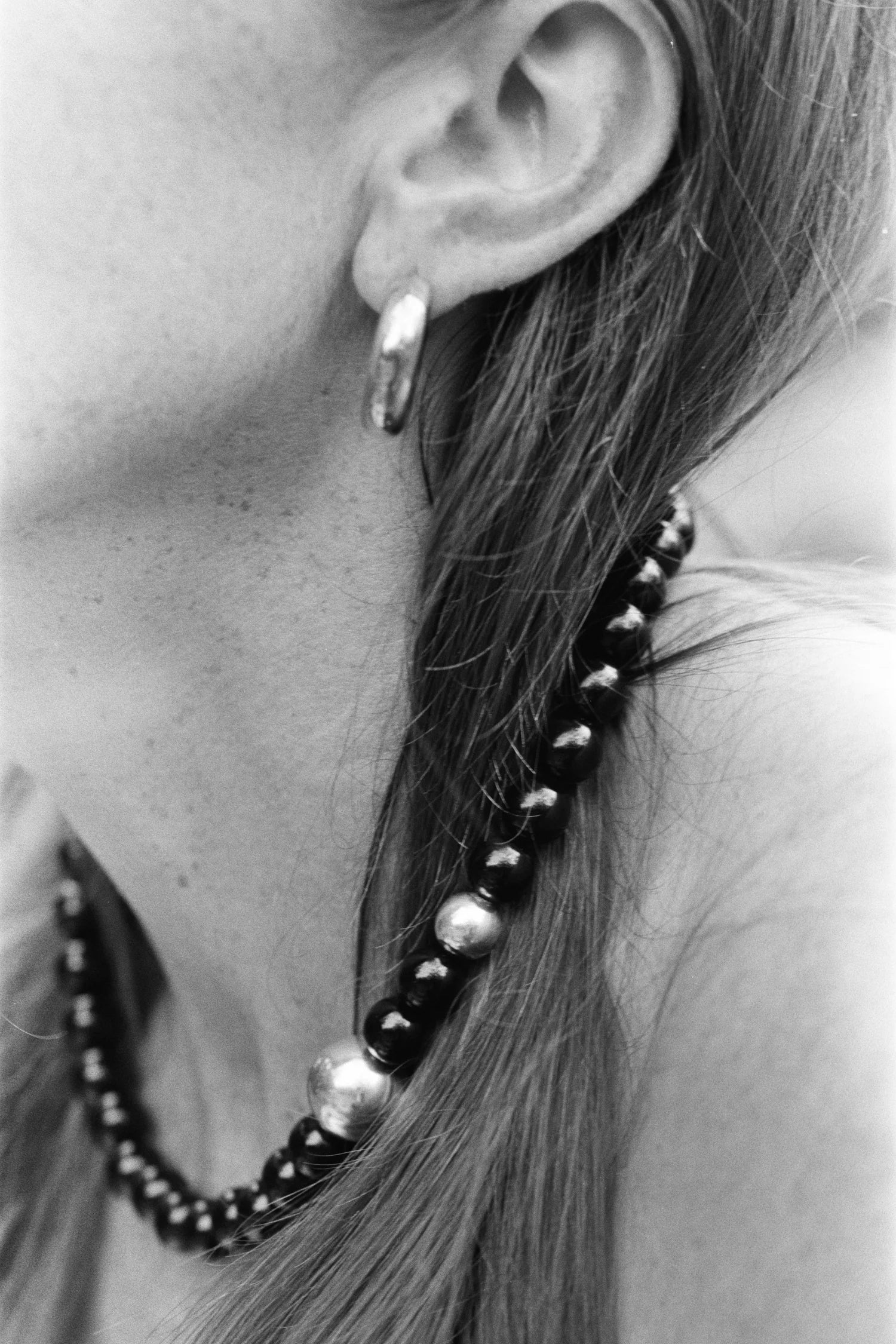 RBCCA KSTR - Dylan Necklace Red Jasper - Black/Silver