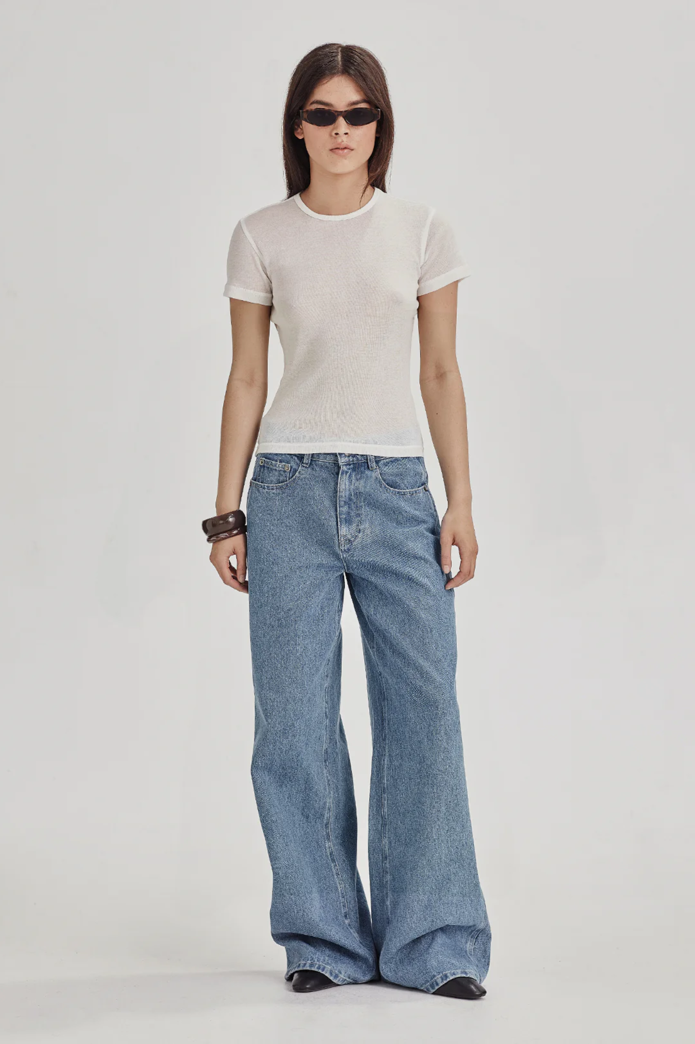 Commoners - Ultrafine SS Layer Tee - White