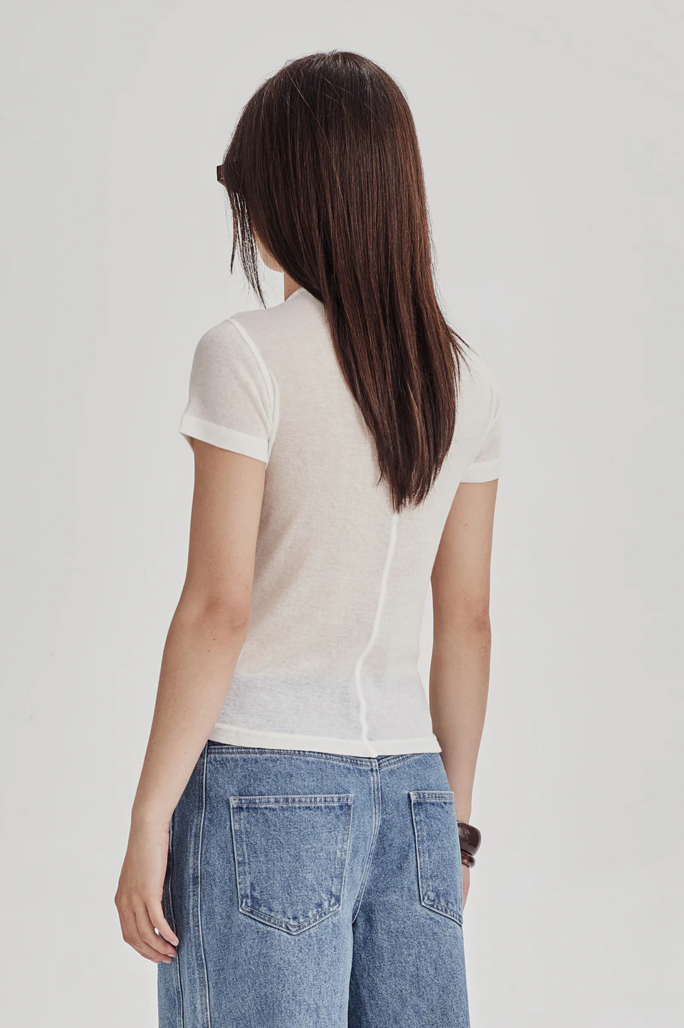 Commoners - Ultrafine SS Layer Tee - White