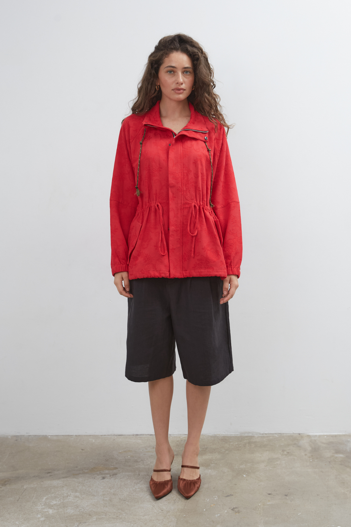 Commonplace - Wayfinder Pull In Jacket - Red