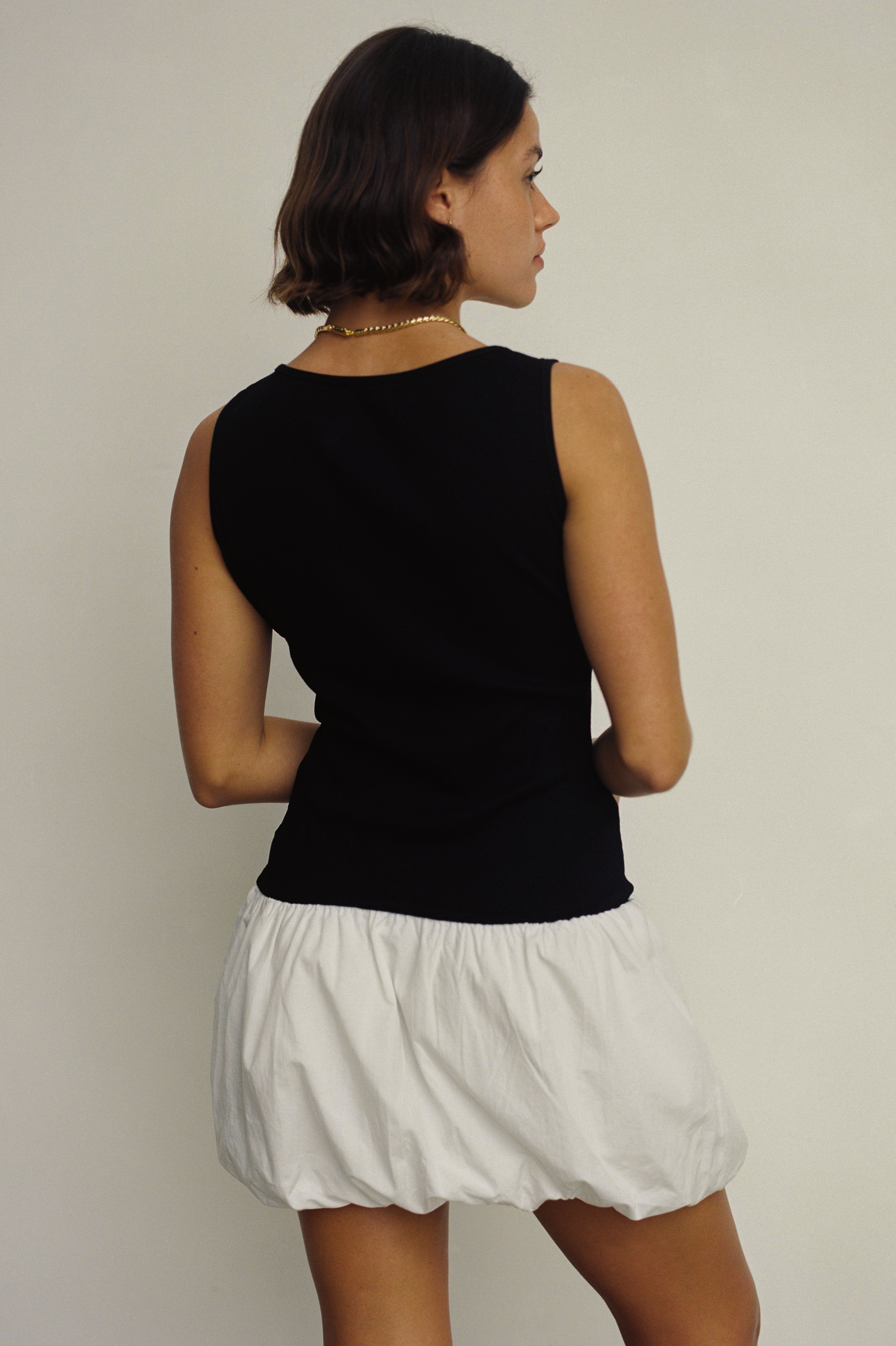 LAST ONE | Commonplace - Celebration Dress - Black/White