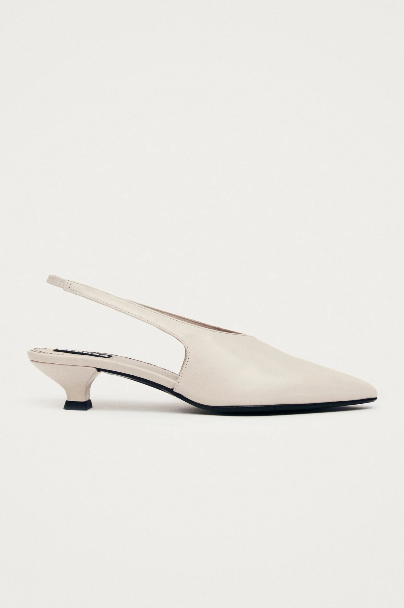 Alohas - Eros Cream Leather Pumps - Cream