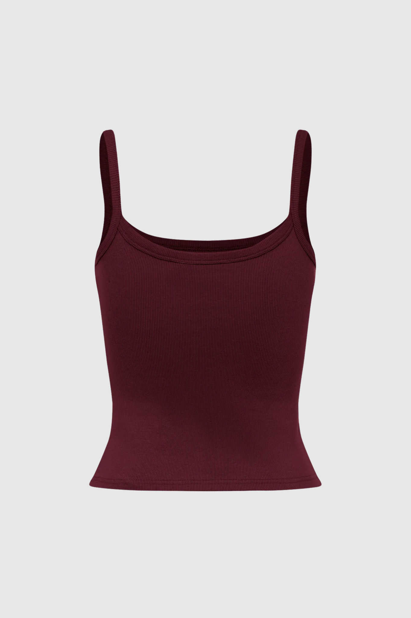Olga Joan - Ribbed Singlet - Vino