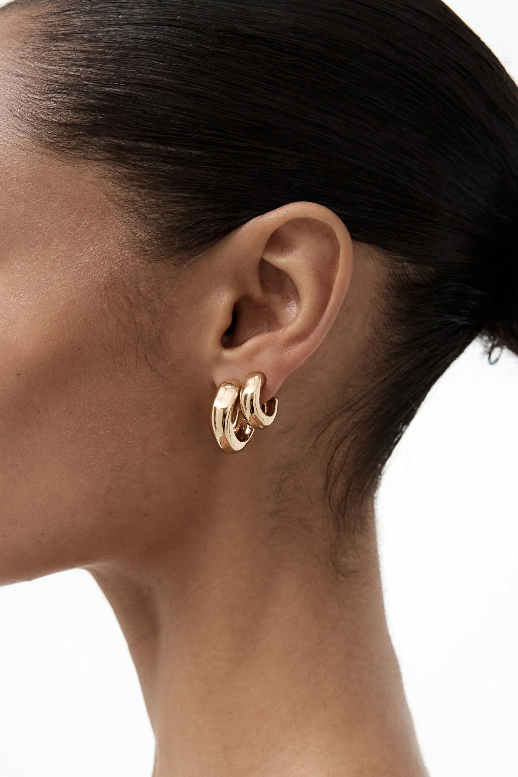 Nina Gordon - Sense Hoops Medium - Gold