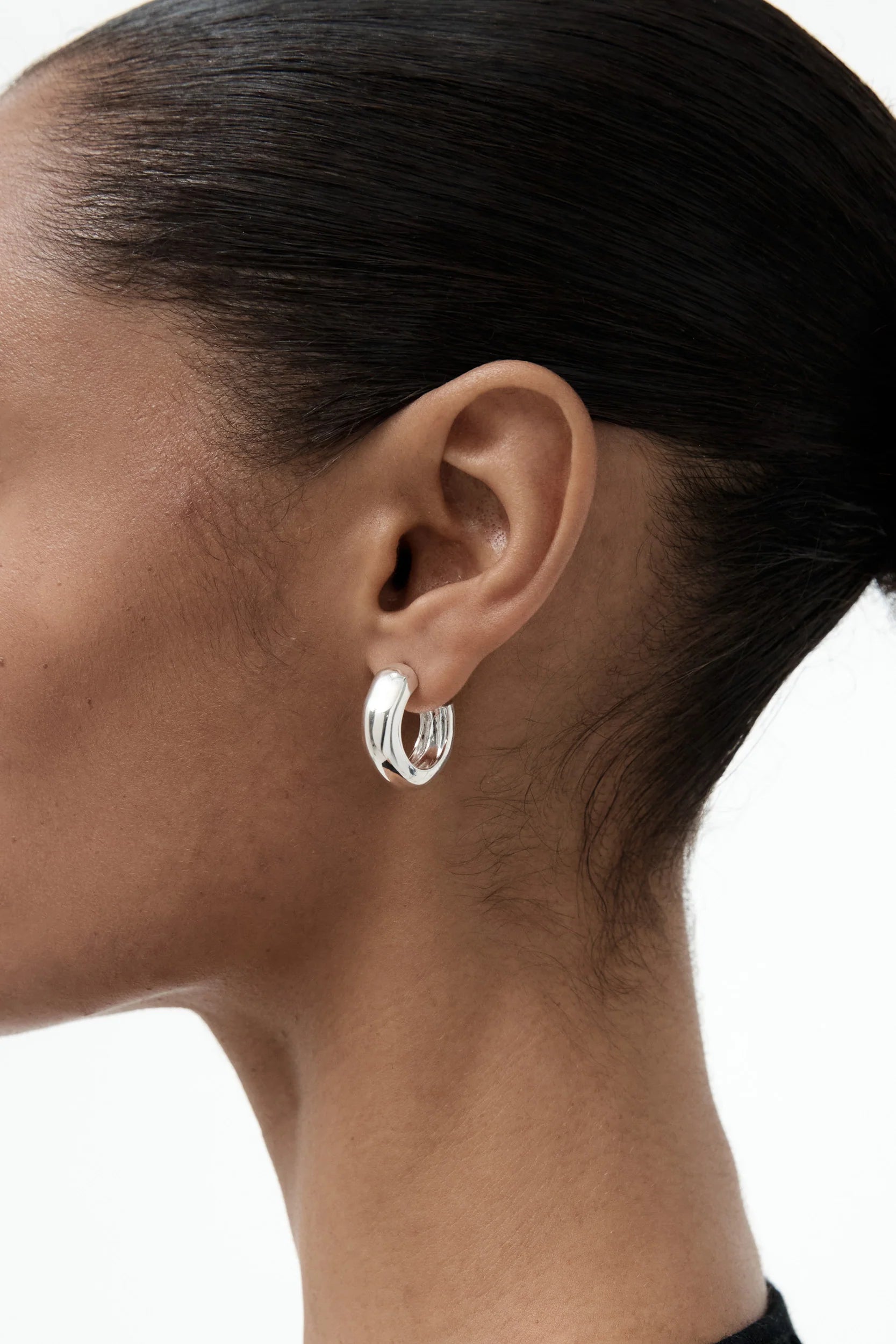 Nina Gordon - Sense Hoops Medium - Silver