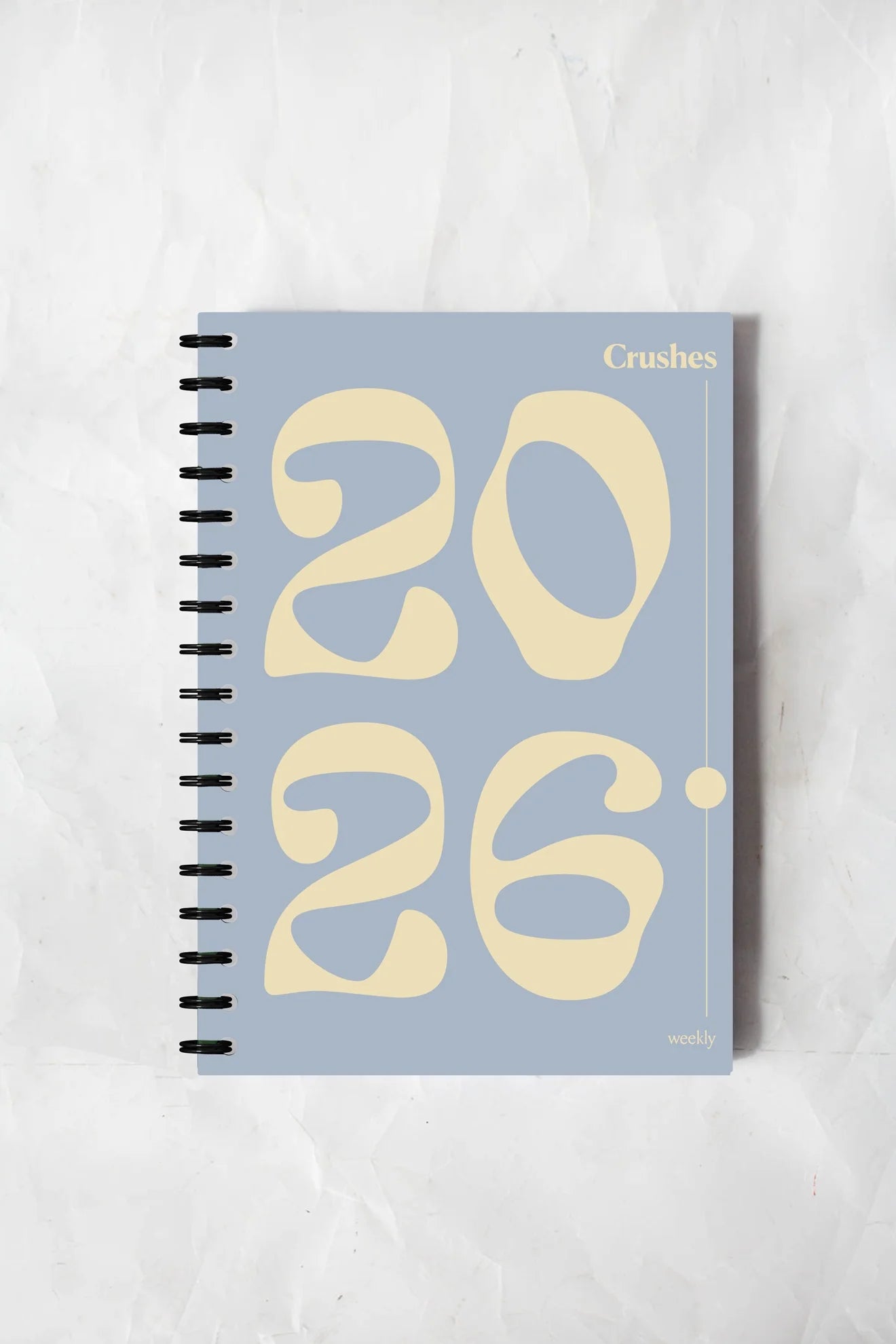 Crushes - 2026 Weekly Diary - Blue