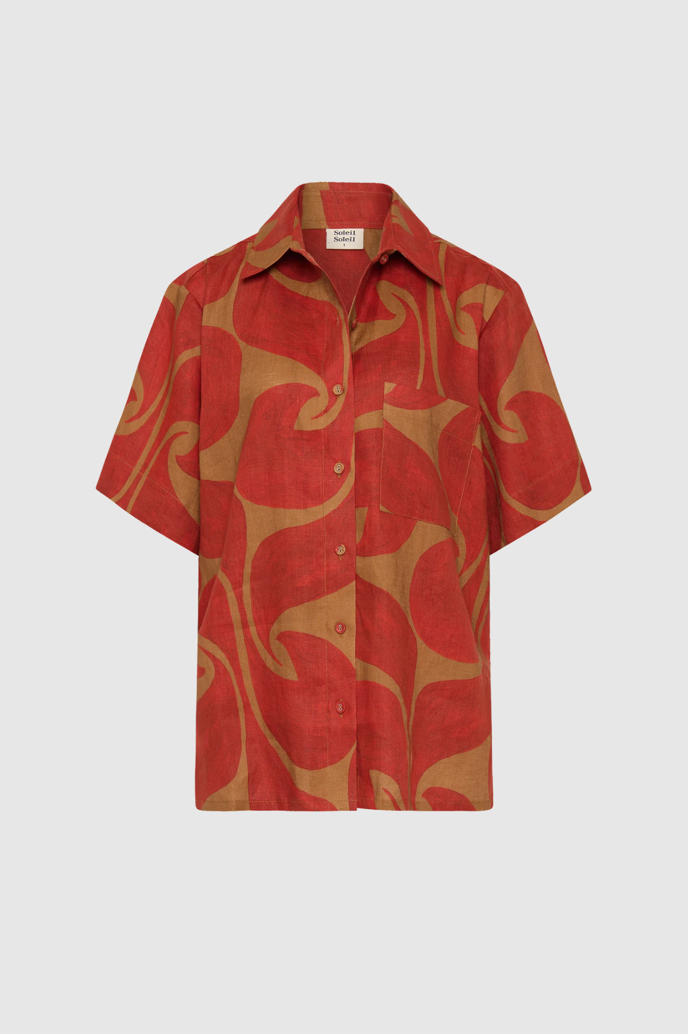 LAST ONE | Soleil Soleil - Darcy Shirt - Wave Spice