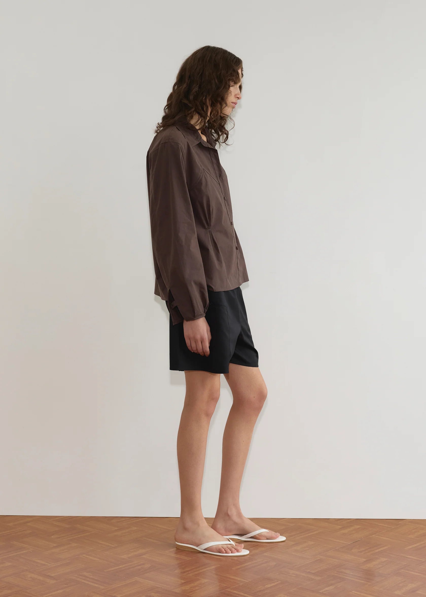 Deiji Studios - Cami Overshirt - Sepia