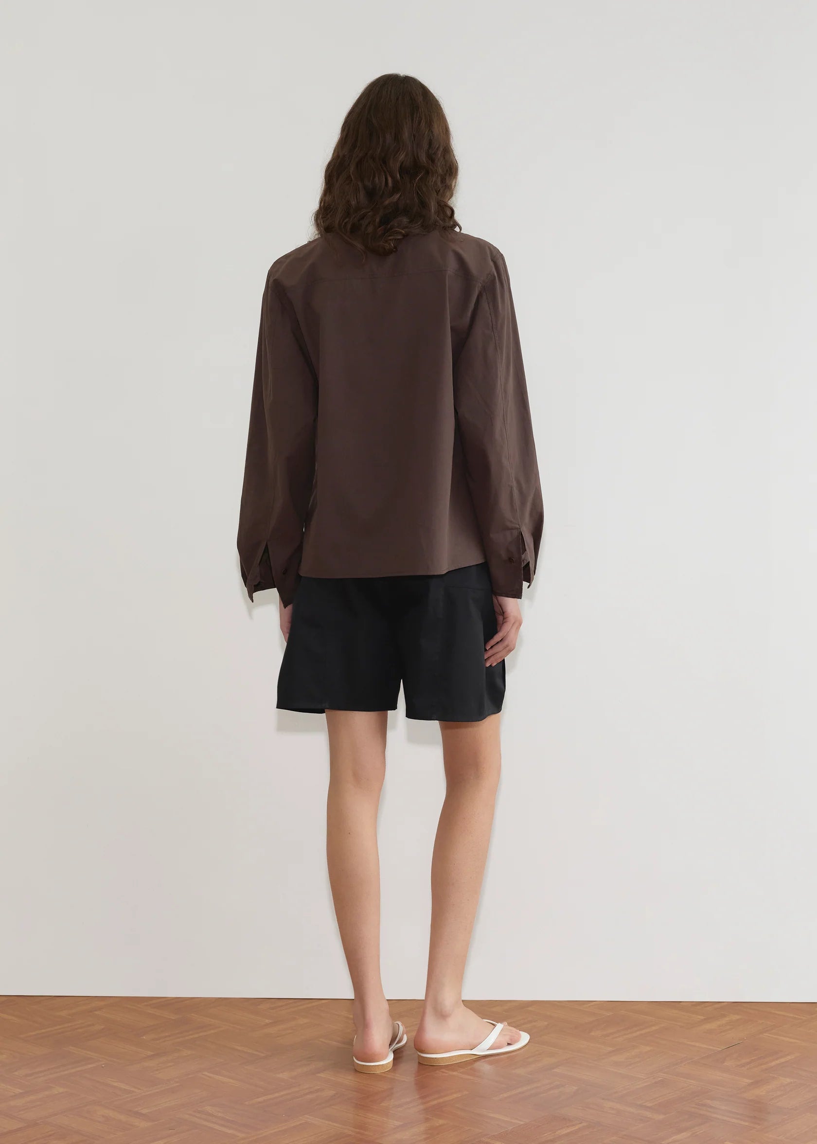 Deiji Studios - Cami Overshirt - Sepia