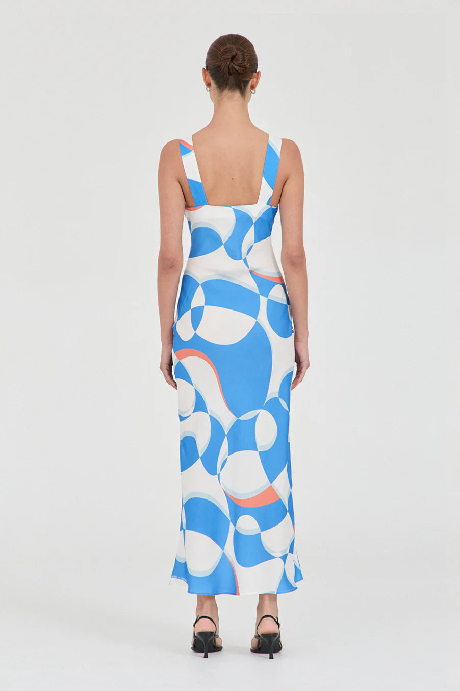 Friend Of Audrey - Evelyn Cupro Panel Dress - Wave