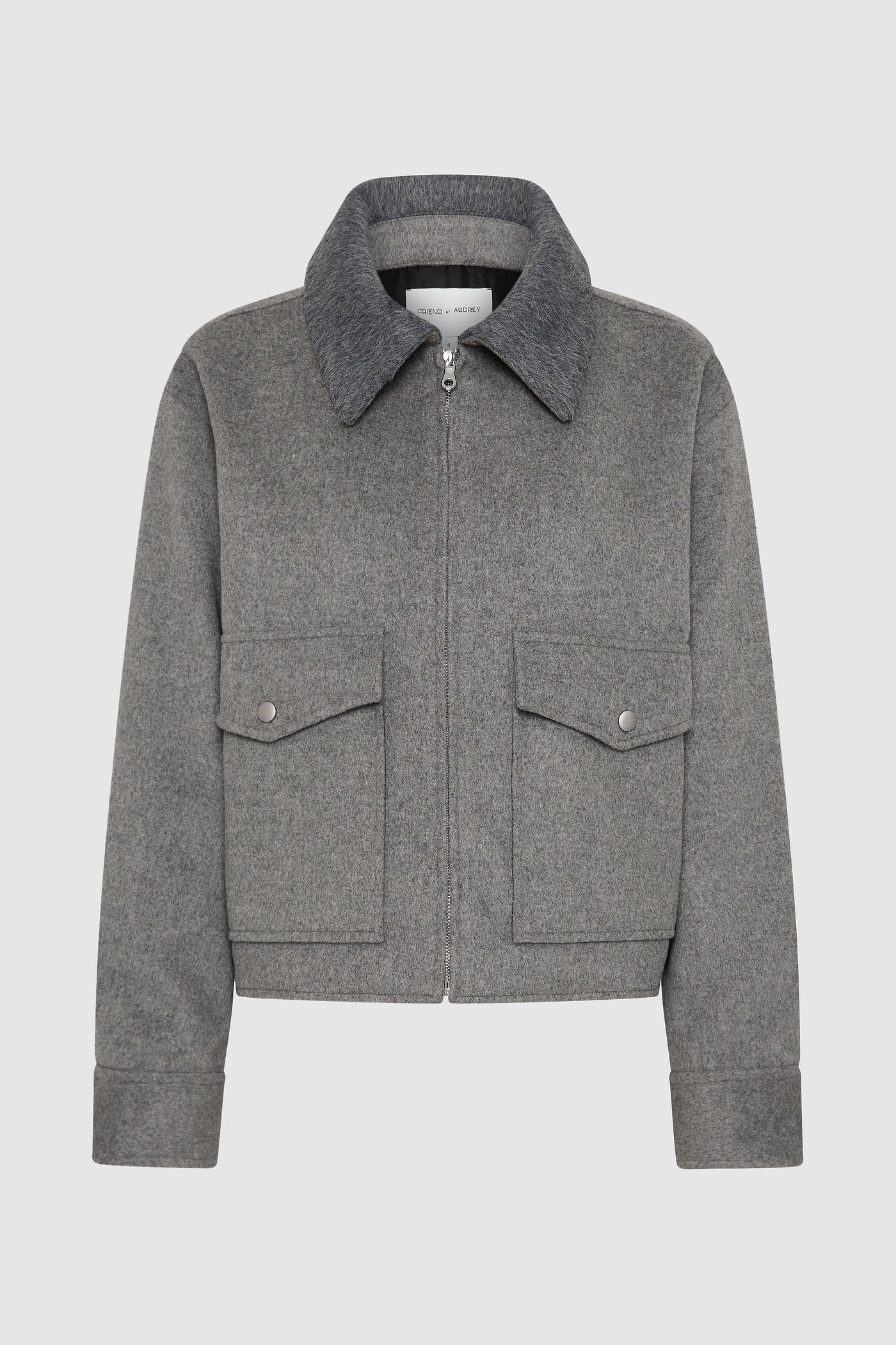 Friend of Audrey - Darren Bomber Jacket - Grey