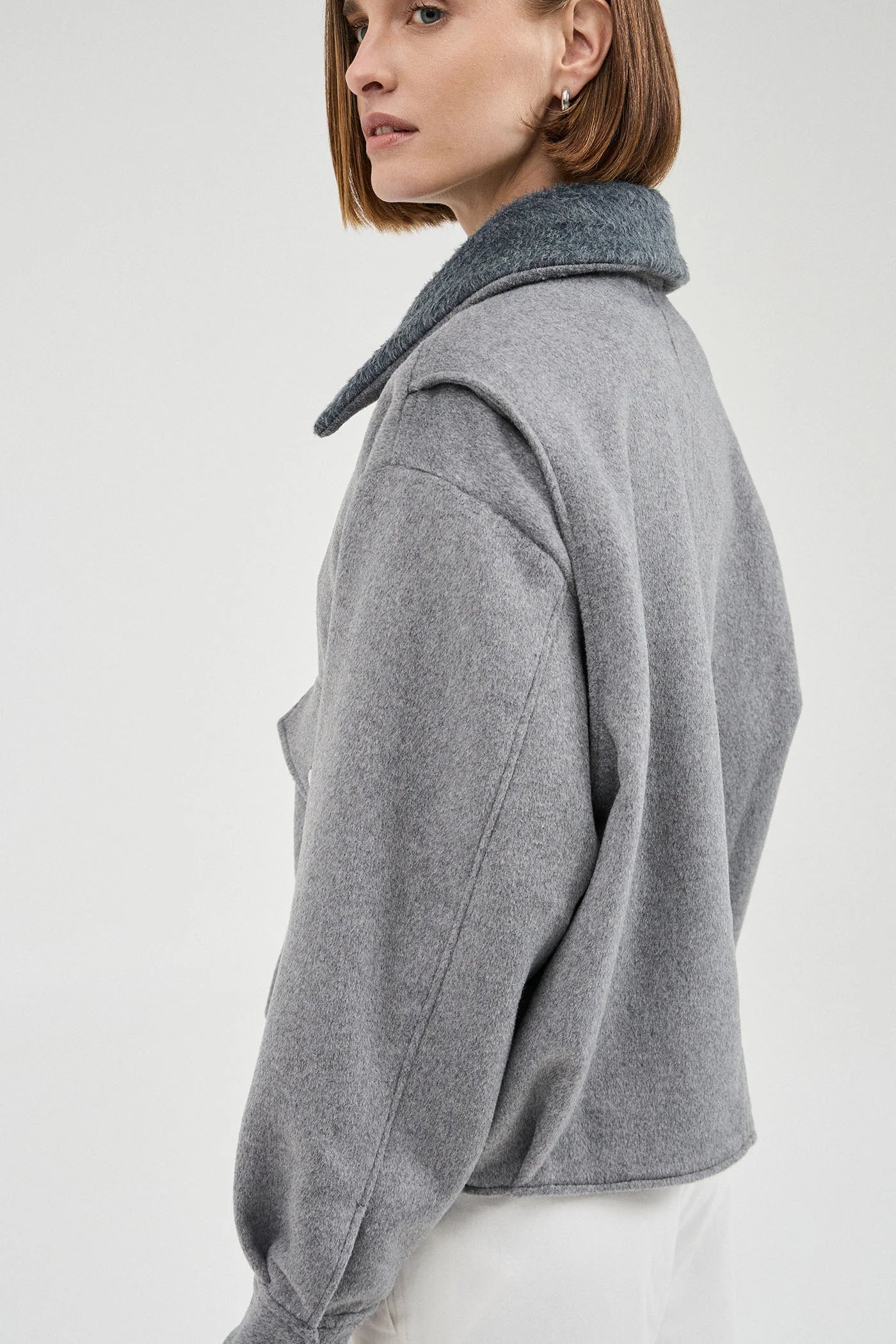 Friend of Audrey - Darren Bomber Jacket - Grey