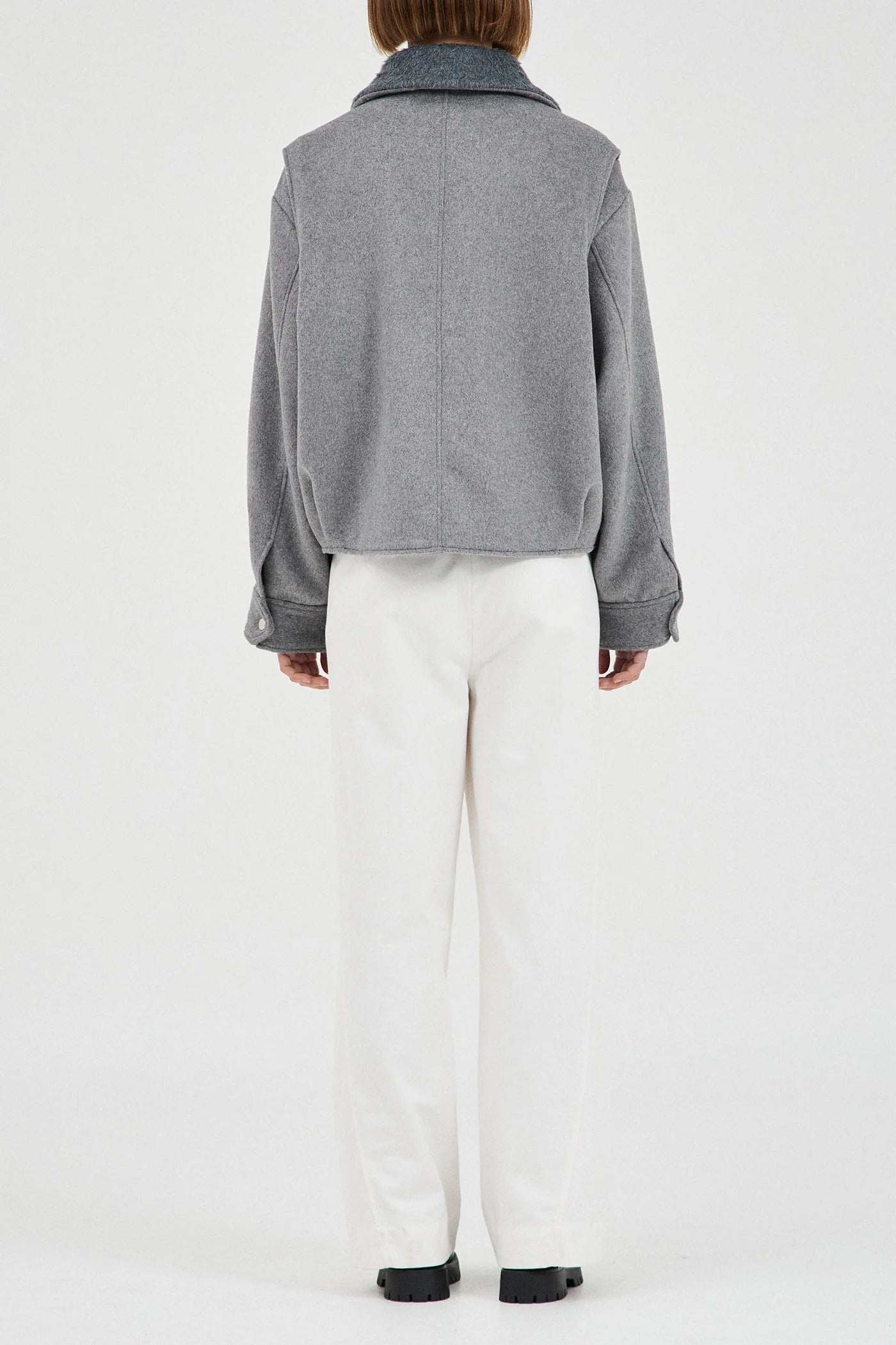 Friend of Audrey - Darren Bomber Jacket - Grey