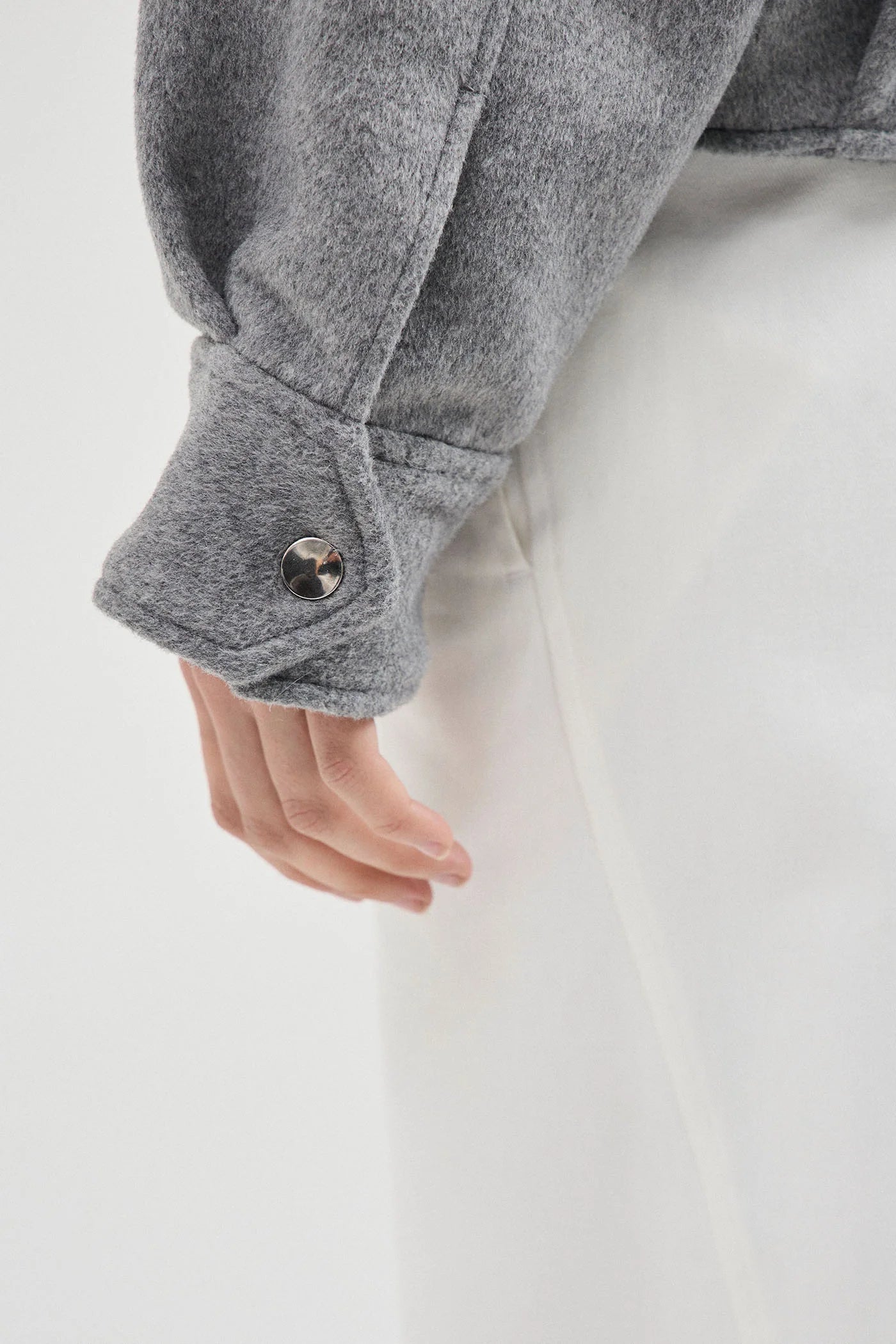 Friend of Audrey - Darren Bomber Jacket - Grey