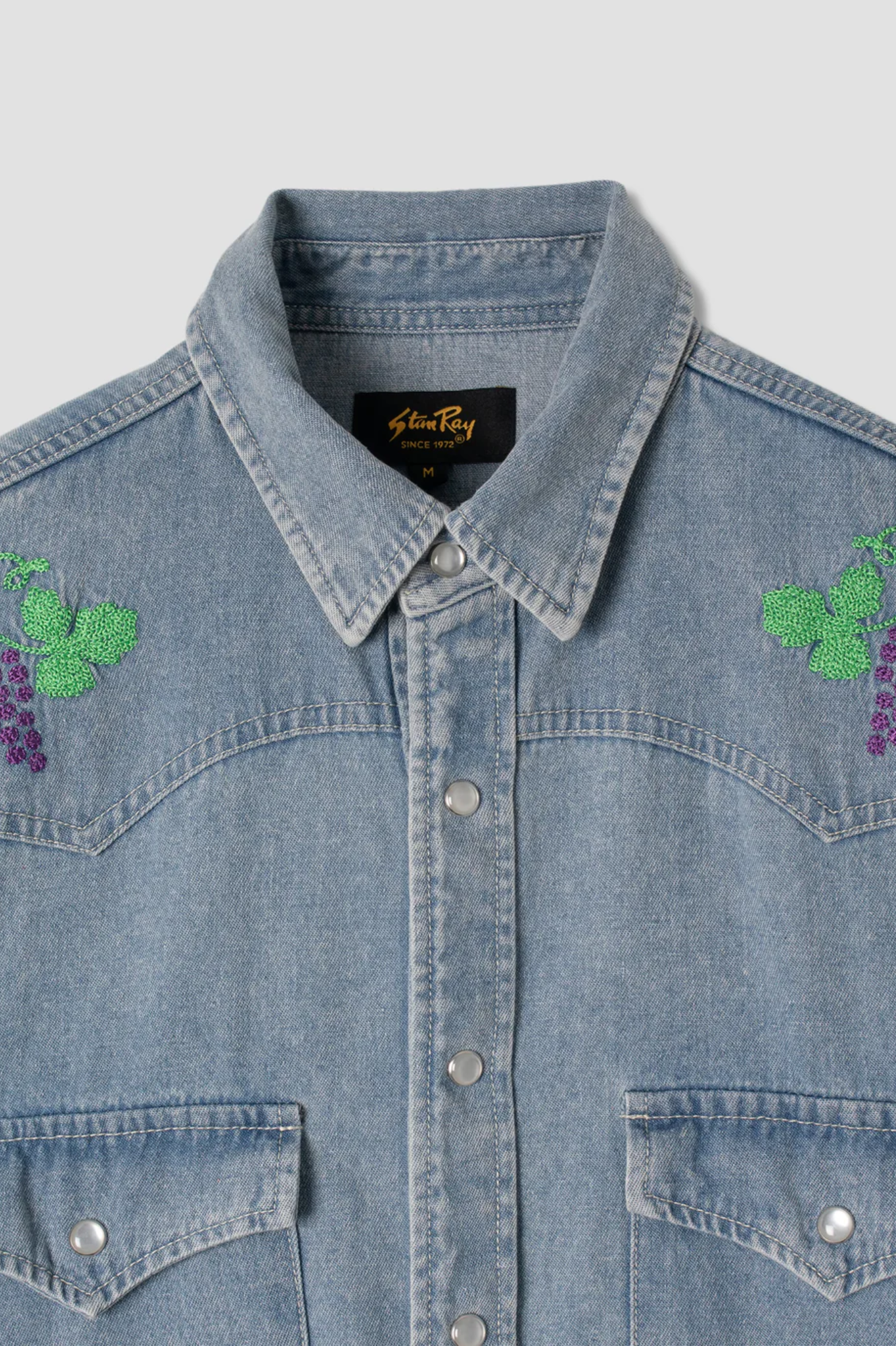 Stan Ray - Western Shirt - Stonewashed Denim