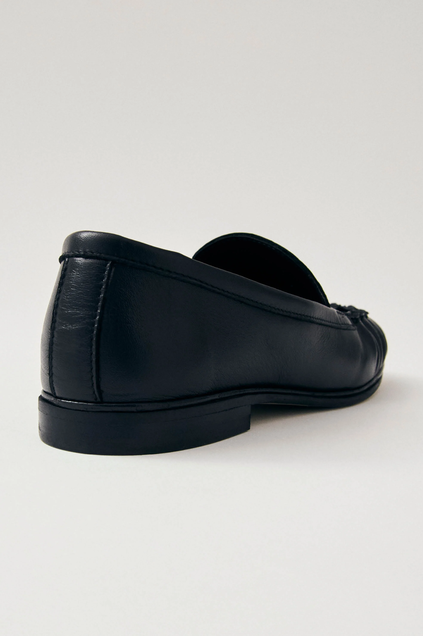 Alohas - Marty Black Leather Loafers