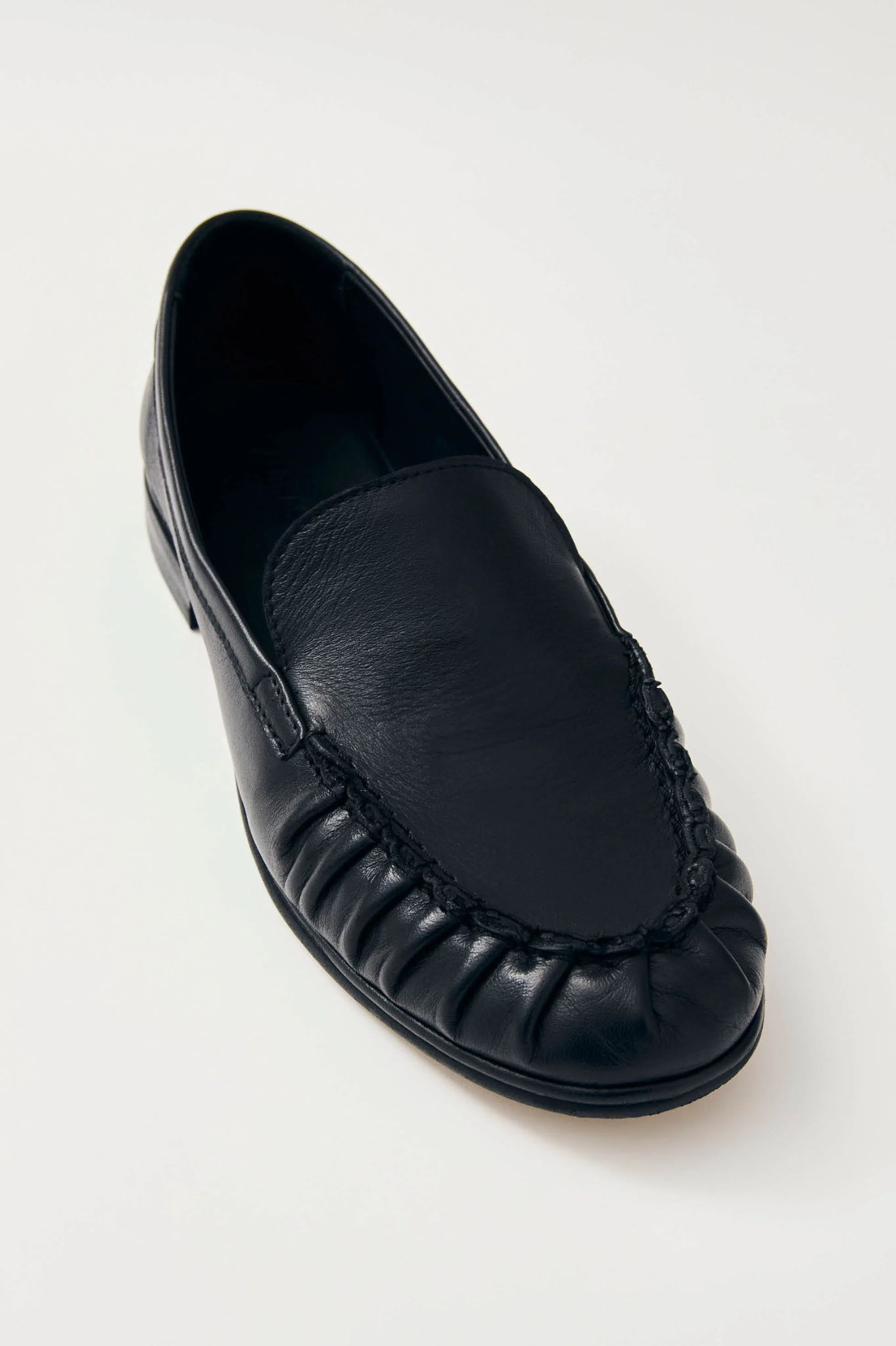 Alohas - Marty Black Leather Loafers