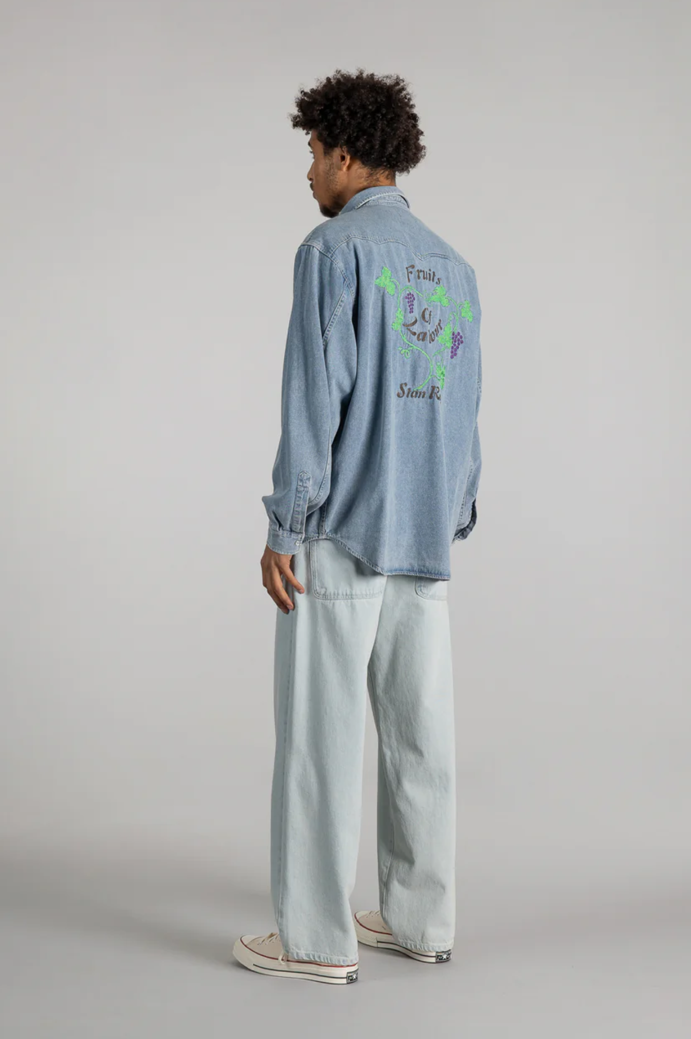 Stan Ray - Western Shirt - Stonewashed Denim