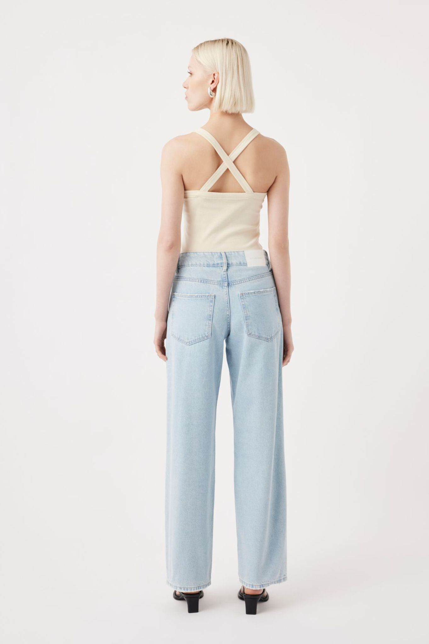 LAST ONE | Outland Denim - Avril Low Slouchy Wide Jean - Serenity