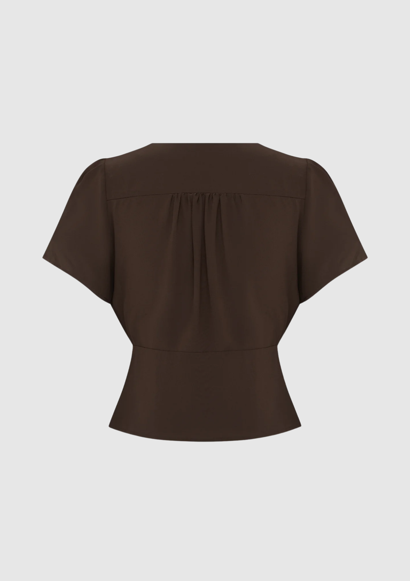 Olga Joan - Cap Sleeve Top - Ciocco
