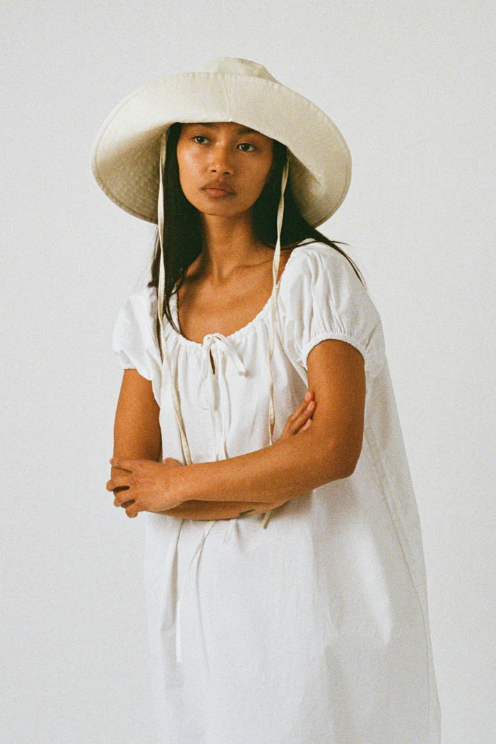 Commonplace - Garden Shed Dress - White