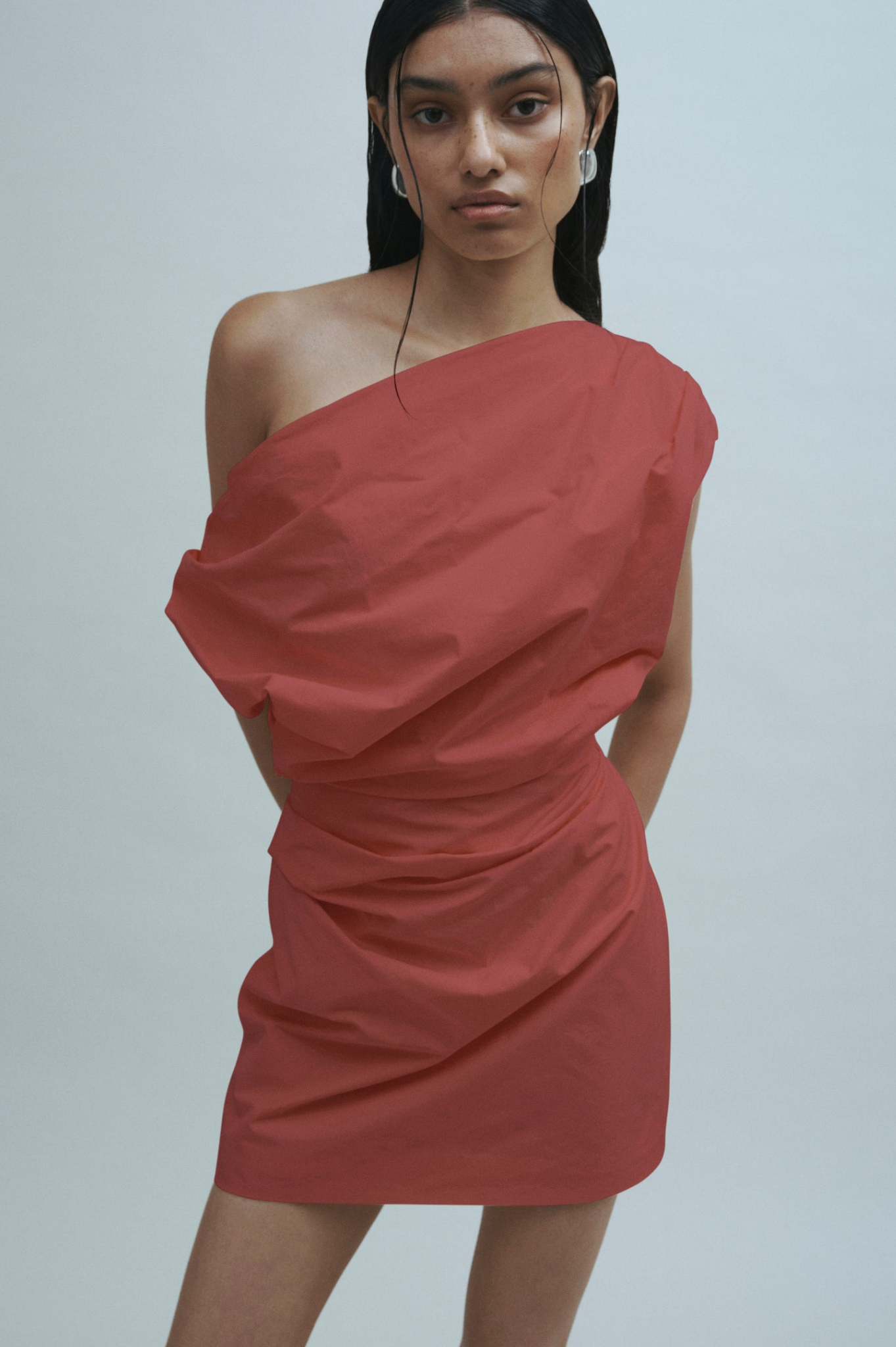 One of Others - Pallas Mini Dress - Washed Red