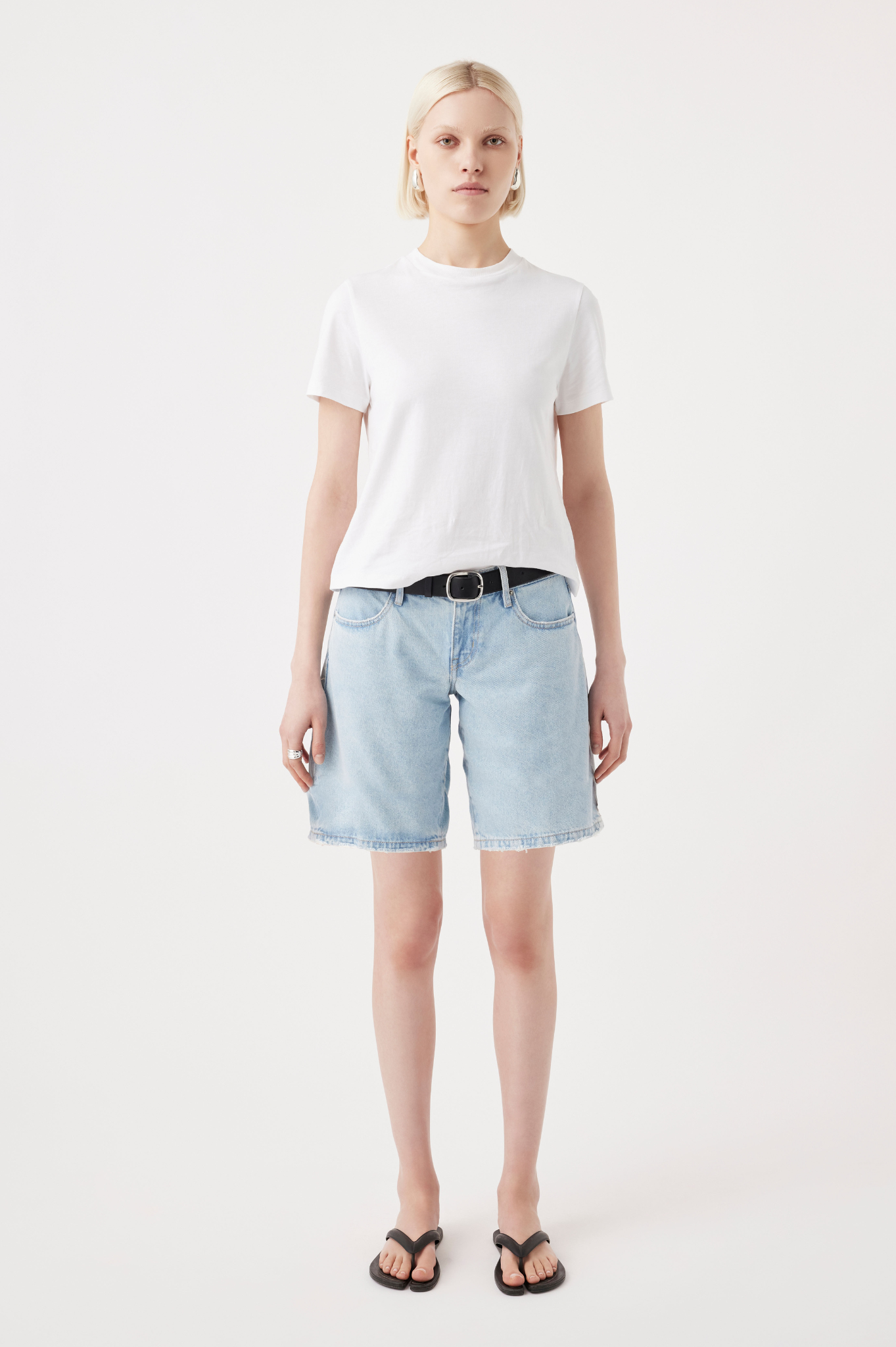 Outland Denim - Harry High Relaxed Short - Serenity