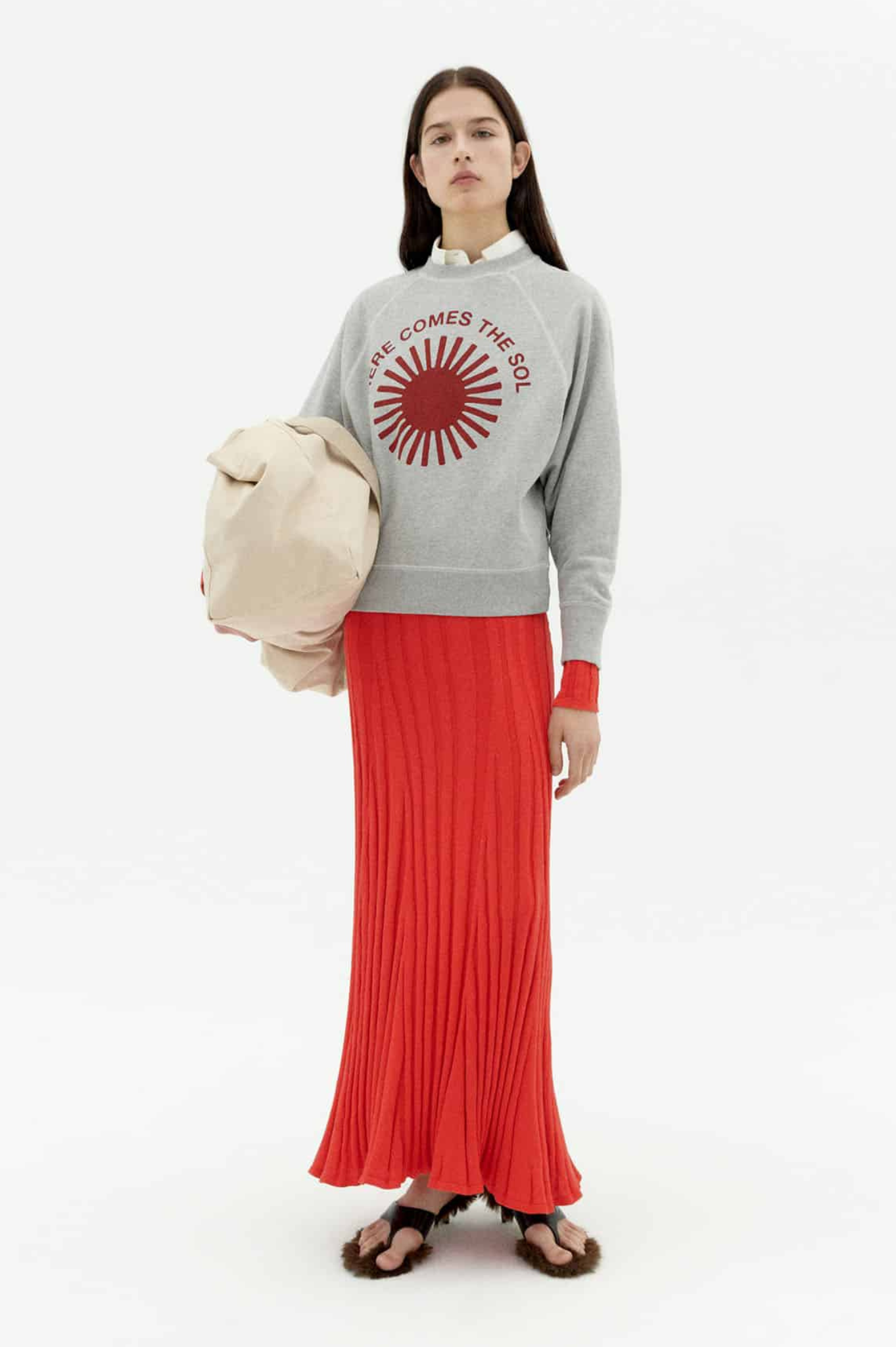 Thinking Mu - Bonnie Sol Retro Sweatshirt - Grey