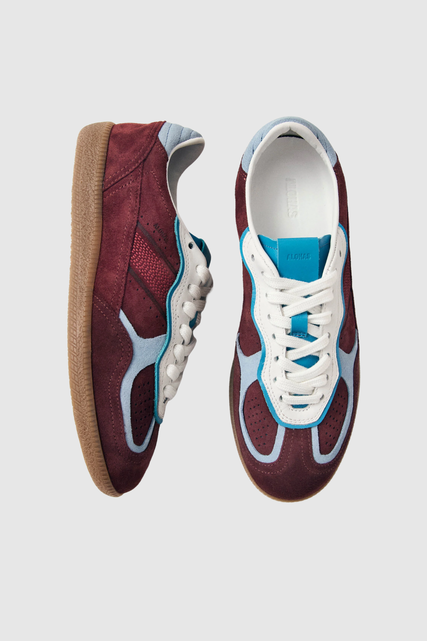 Alohas - Tb.490 Rife Burgundy Leather Sneakers
