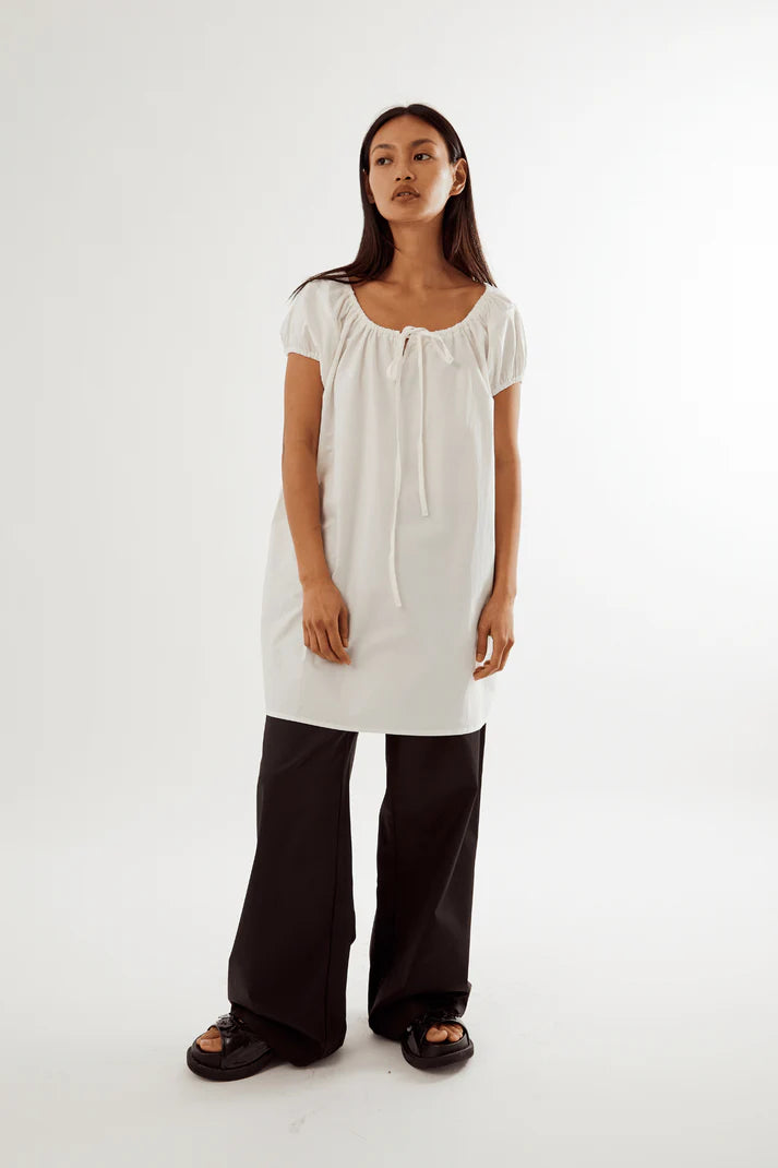 Commonplace - Garden Shed Dress - White
