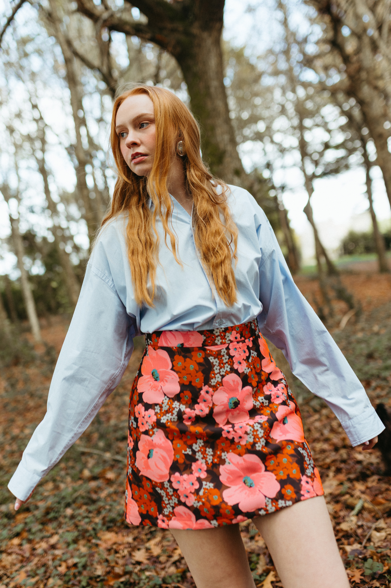 Annie - Twiggy Skirt - Floral