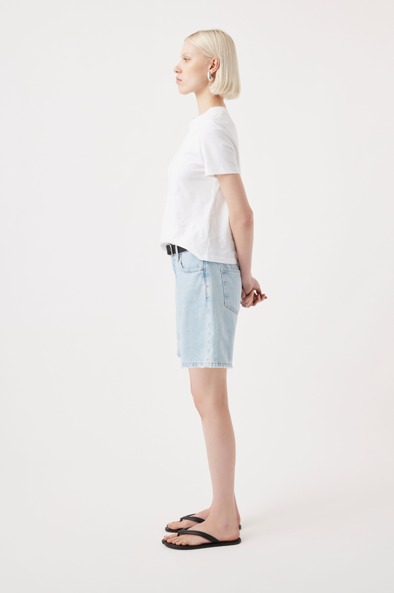 Outland Denim - Harry High Relaxed Short - Serenity