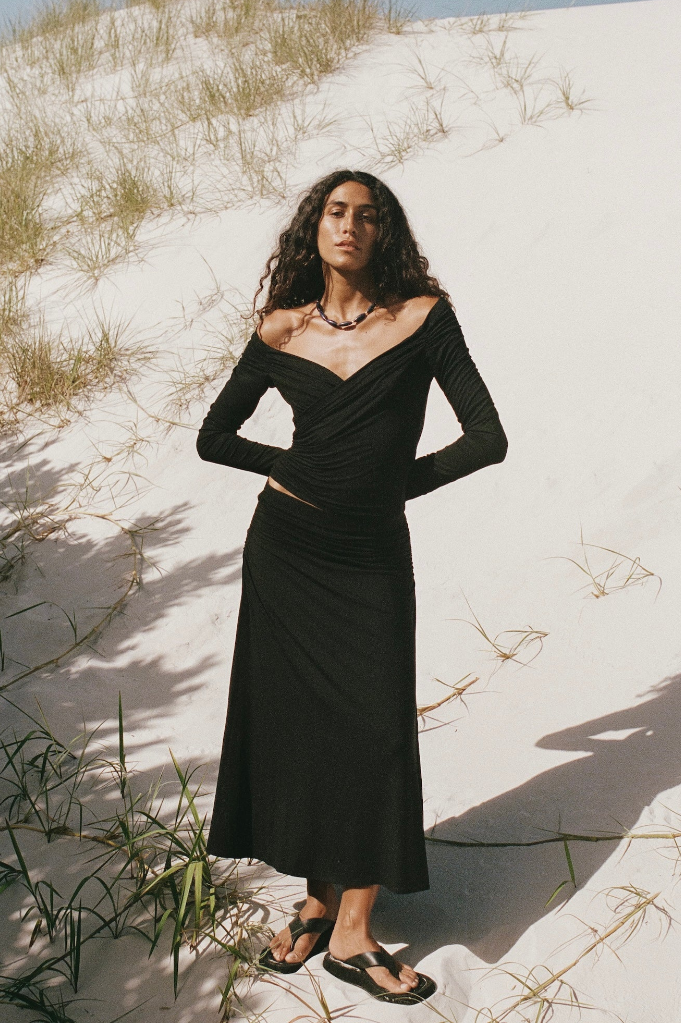 Dominique Healy - Mae Wrap - Black