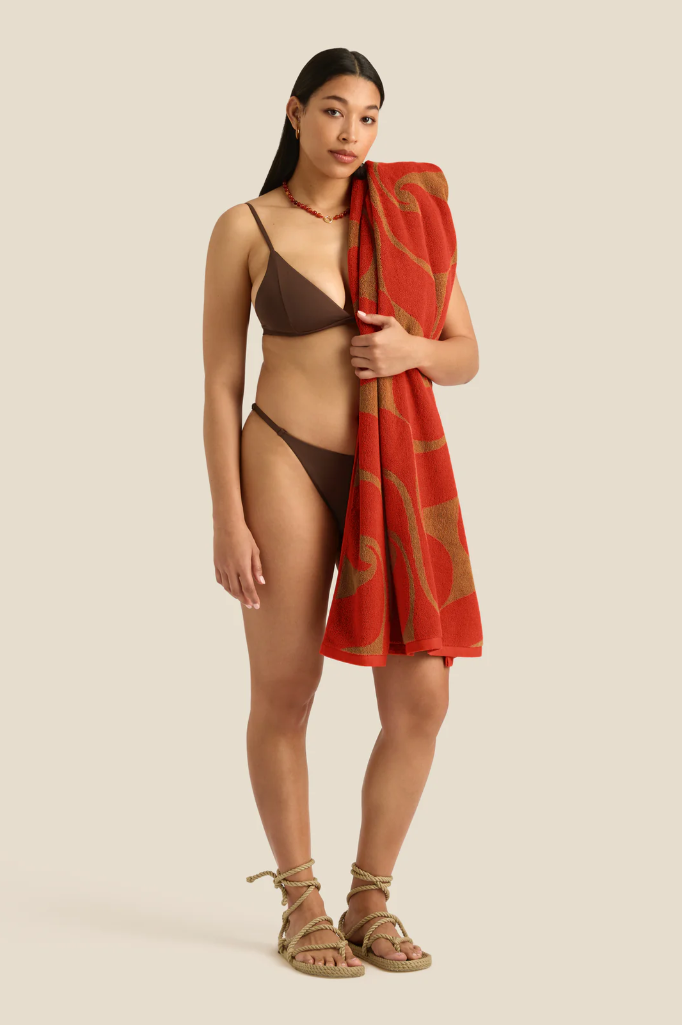 Soleil Soleil - Wave Towel - Spice