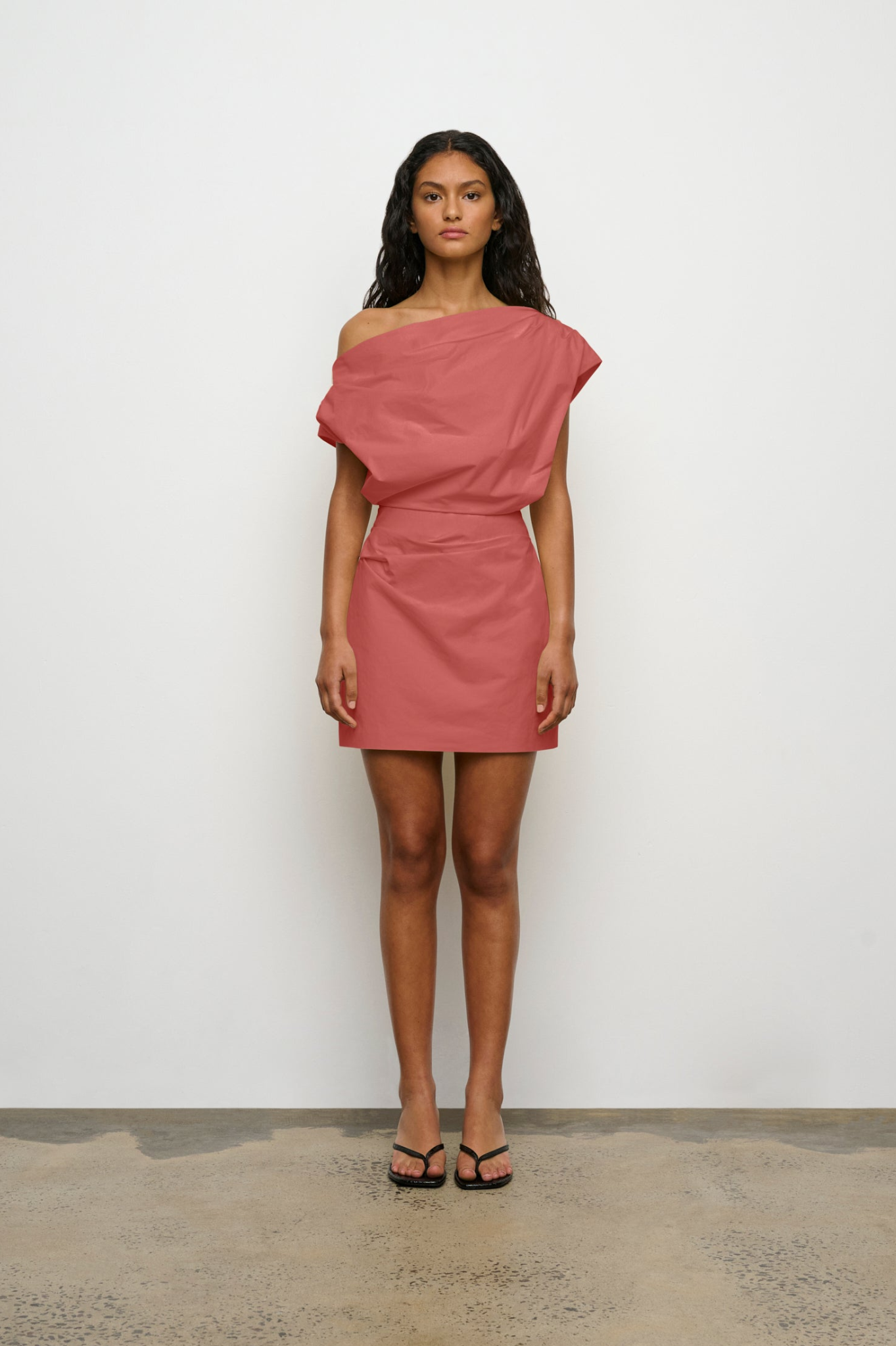 One of Others - Pallas Mini Dress - Washed Red