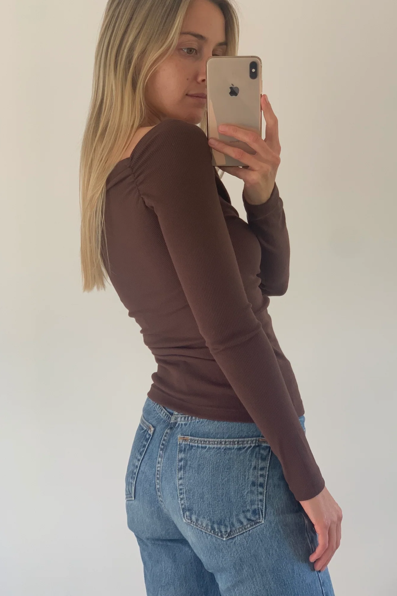 Dominique Healy - Luella Long-Sleeve - Chocolate