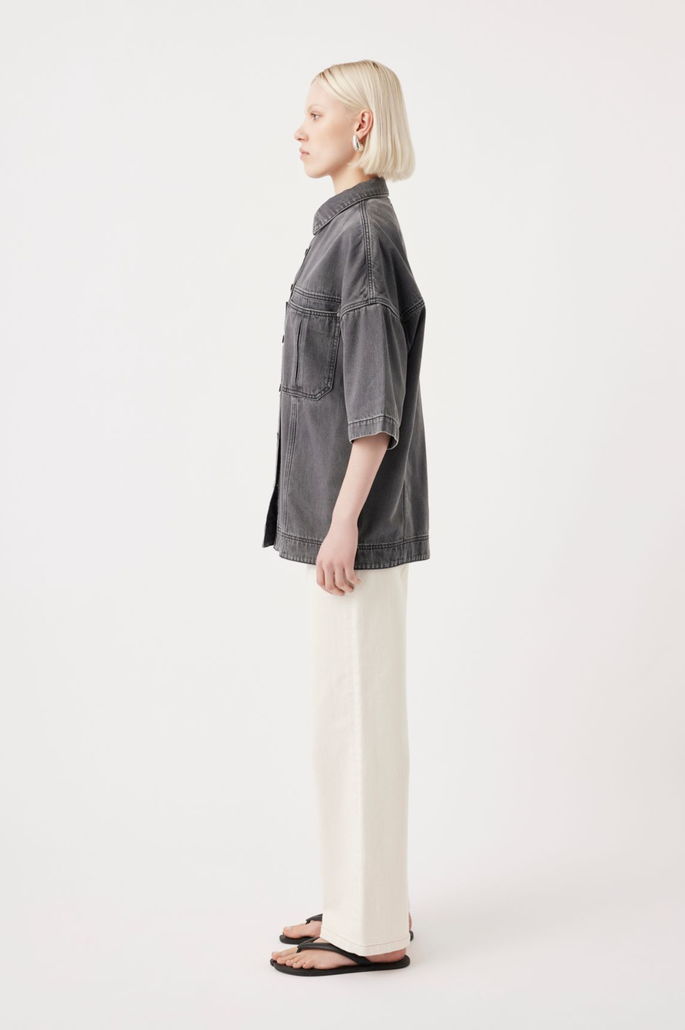 Outland Denim - Lulu SS Shirt - Mercury