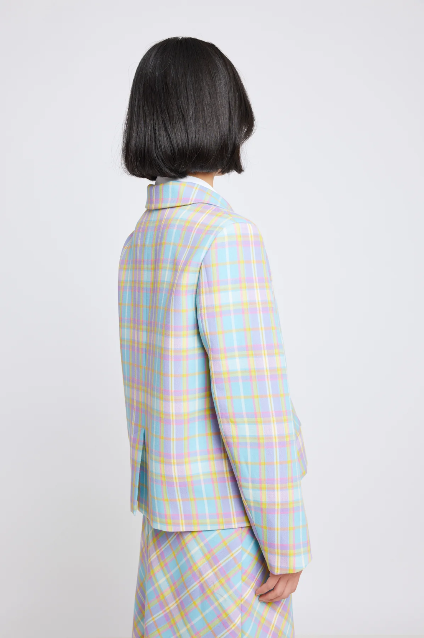 LAST ONE | Twenty-Seven Names - Perpetual Motion Jacket - Pastel Check
