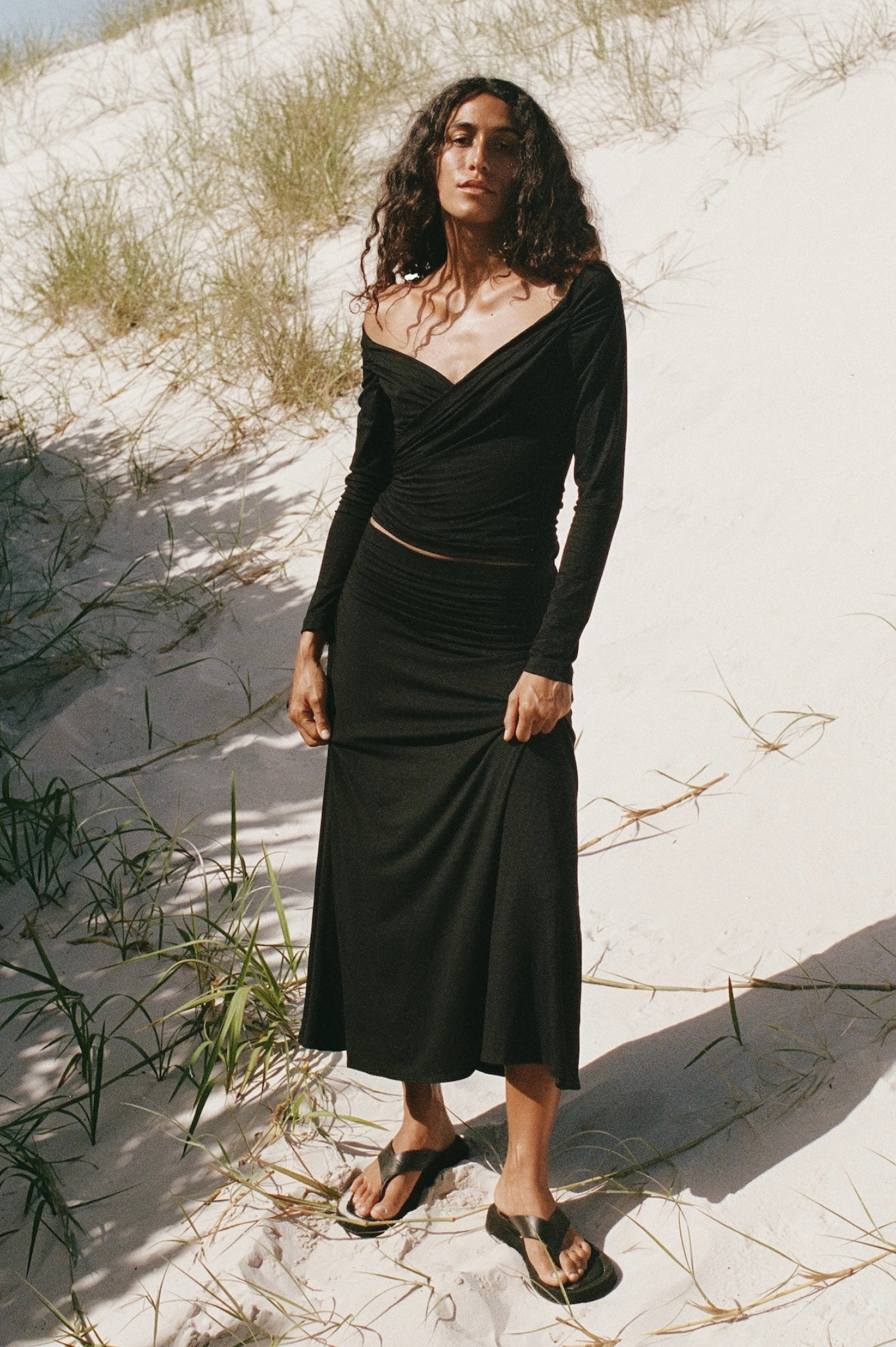 Dominique Healy - Mae Wrap - Black