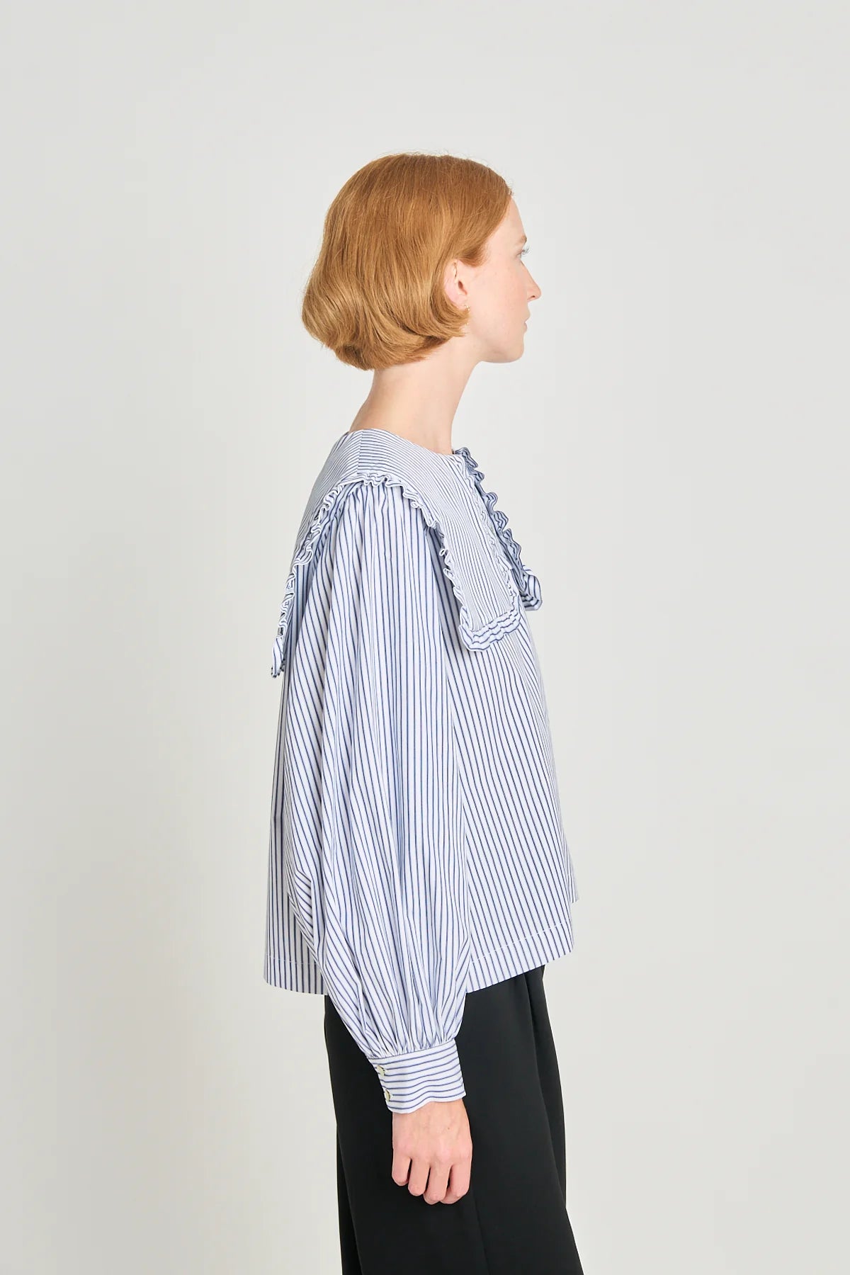 Twenty Seven Names - All That Jazz Blouse - White & Navy Stripe