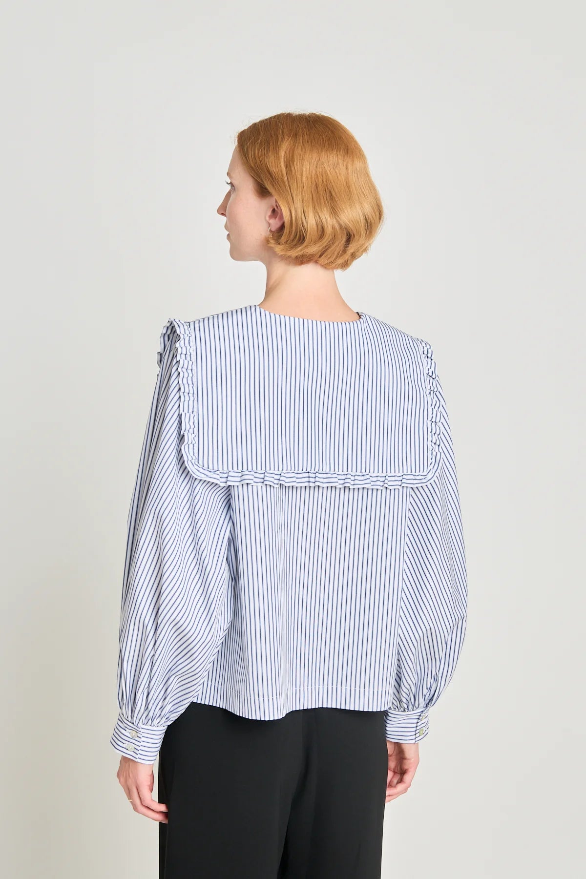 Twenty Seven Names - All That Jazz Blouse - White & Navy Stripe