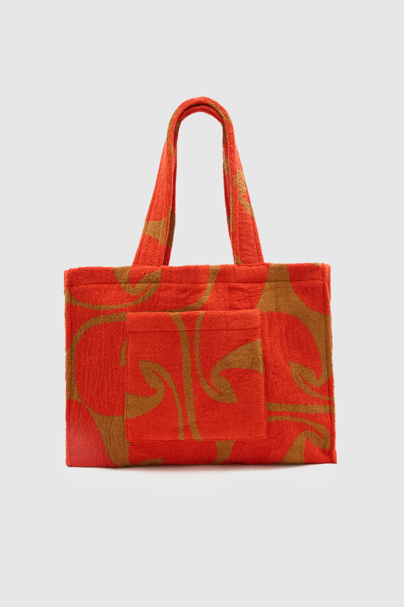 Soleil Soleil - Towelling Beach Bag - Wave Spice
