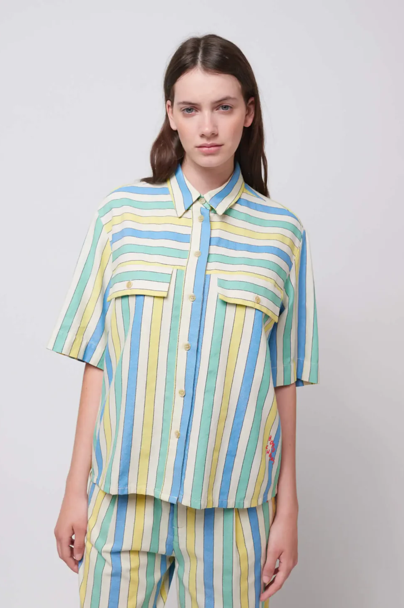Bobo Choses - Multicolor Stripes Relaxed Shirt