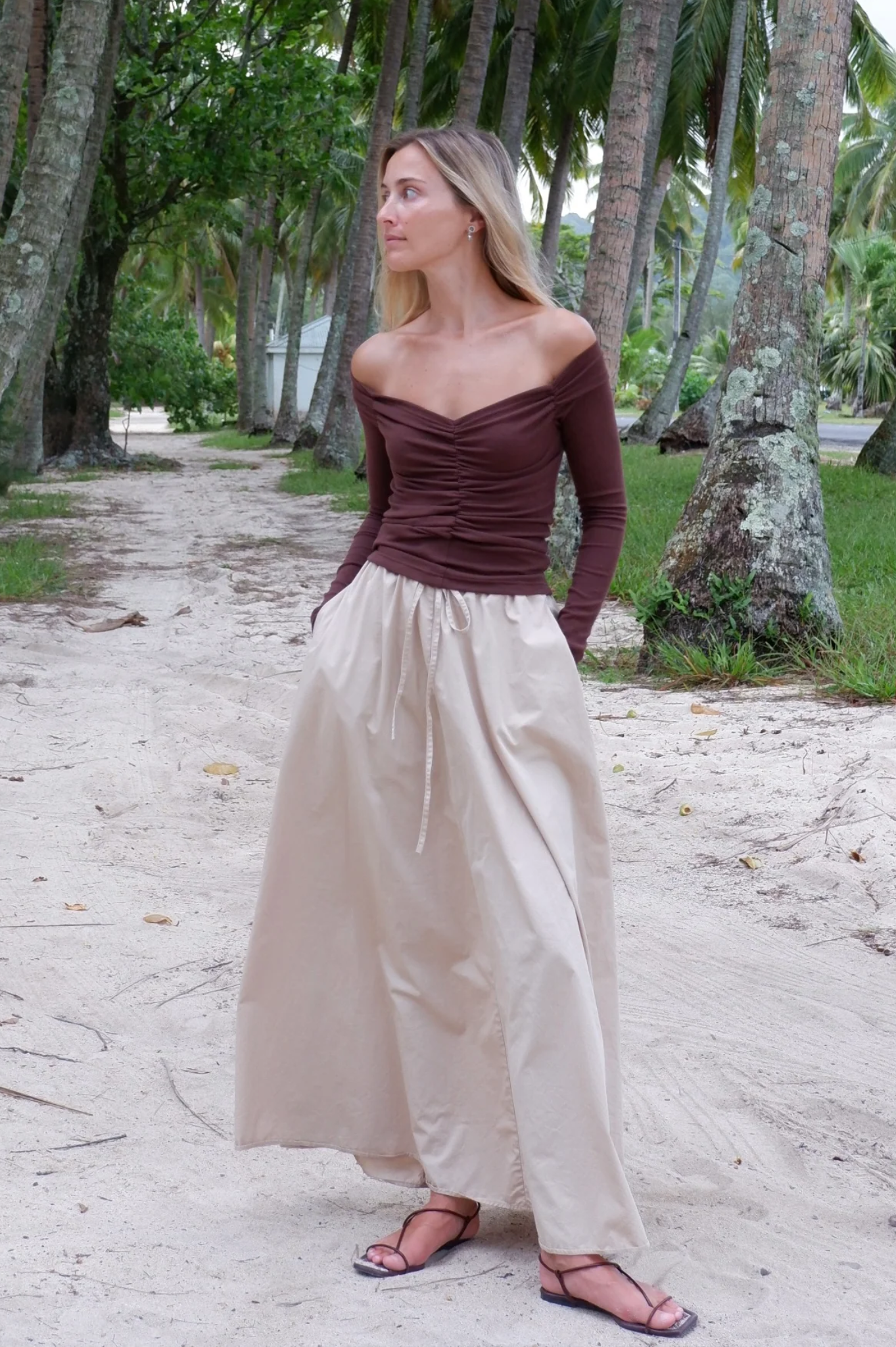 Dominique Healy - Luella Long-Sleeve - Chocolate