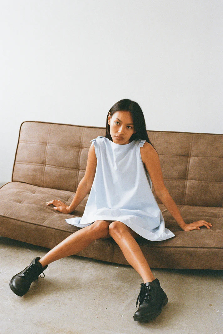 Commonplace - Margie Pinny Dress - Baby Blue
