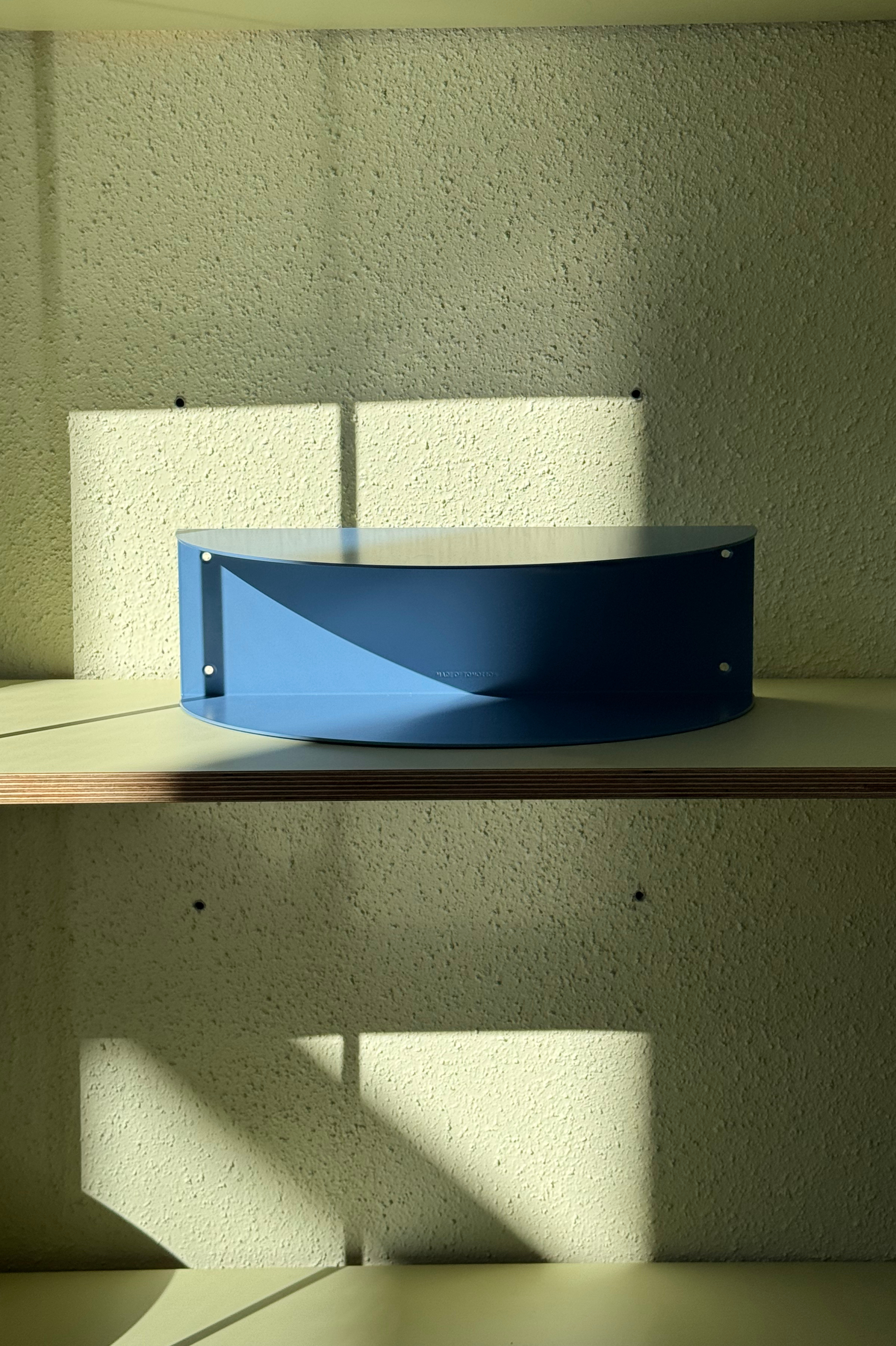 MOT X FOUND - Fold Bedside Table - Wedgewood