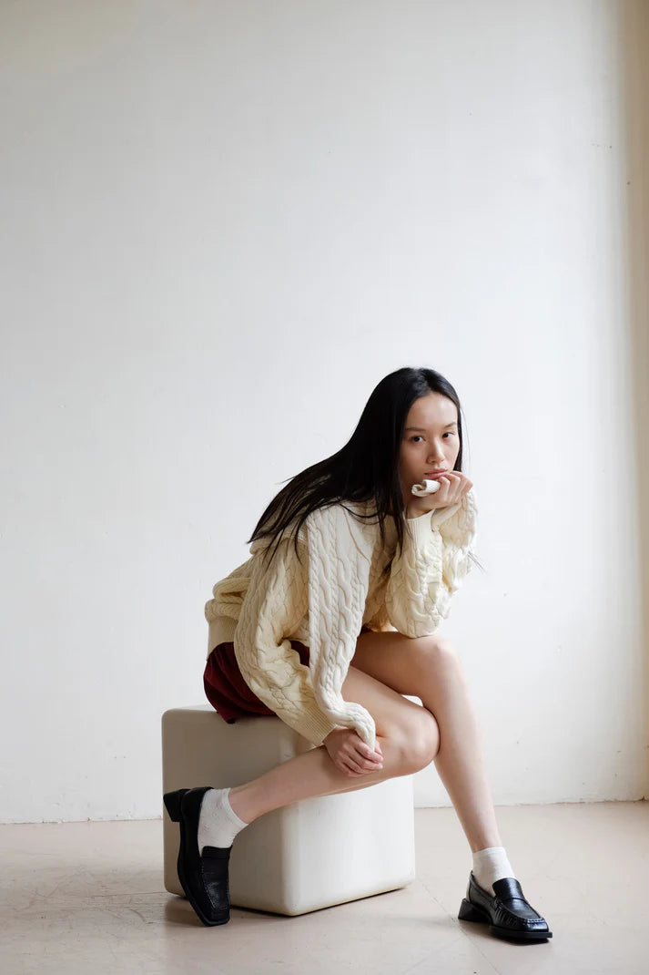 Commonplace Essentials - Fisherman Knit - Butter