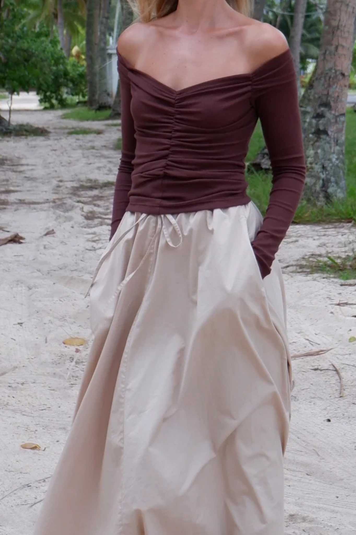 Dominique Healy - Luella Long-Sleeve - Chocolate