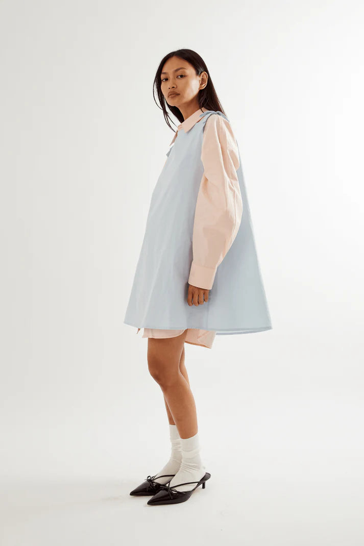 Commonplace - Margie Pinny Dress - Baby Blue